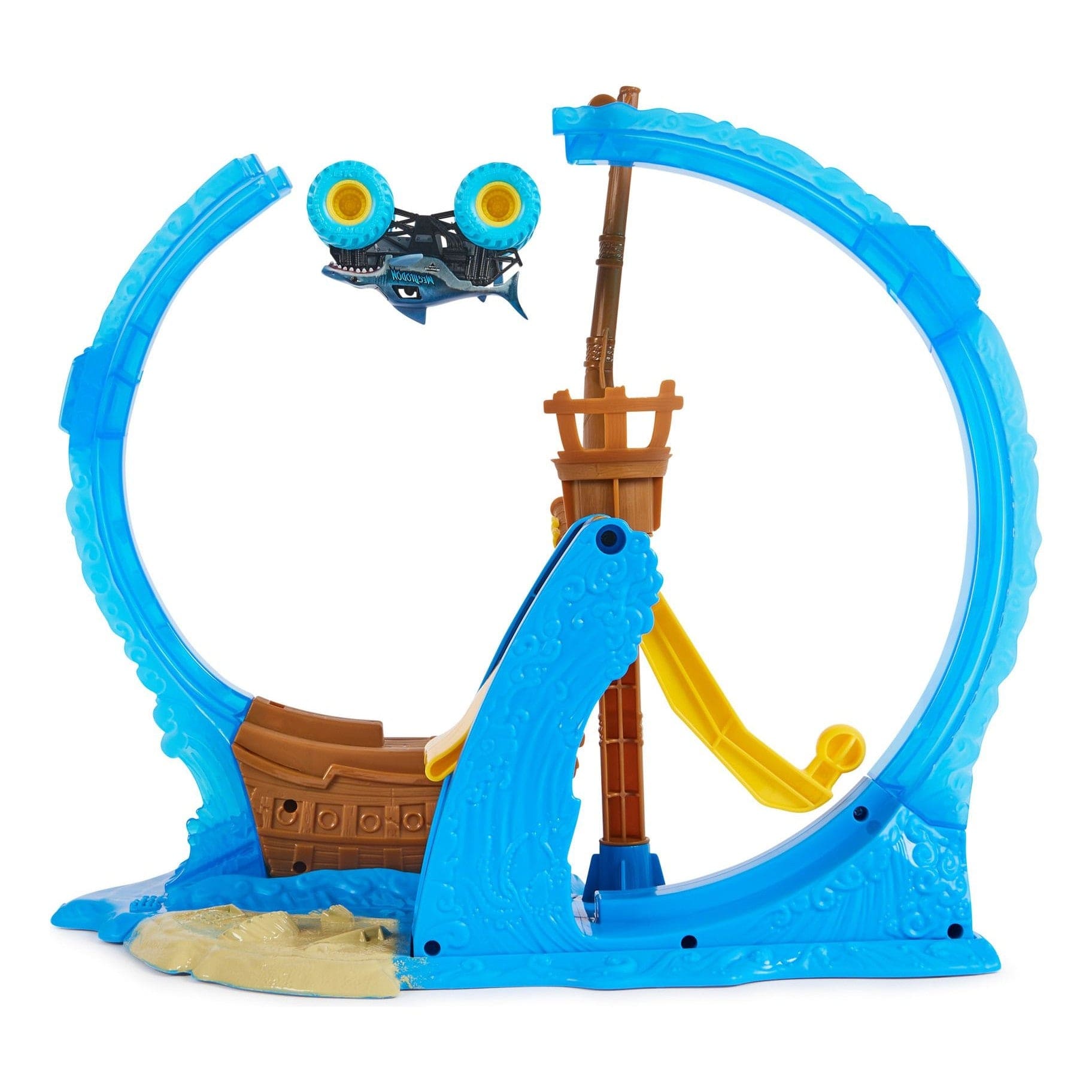 Monster Jam 1:64 Stunt Playset 681147016484
