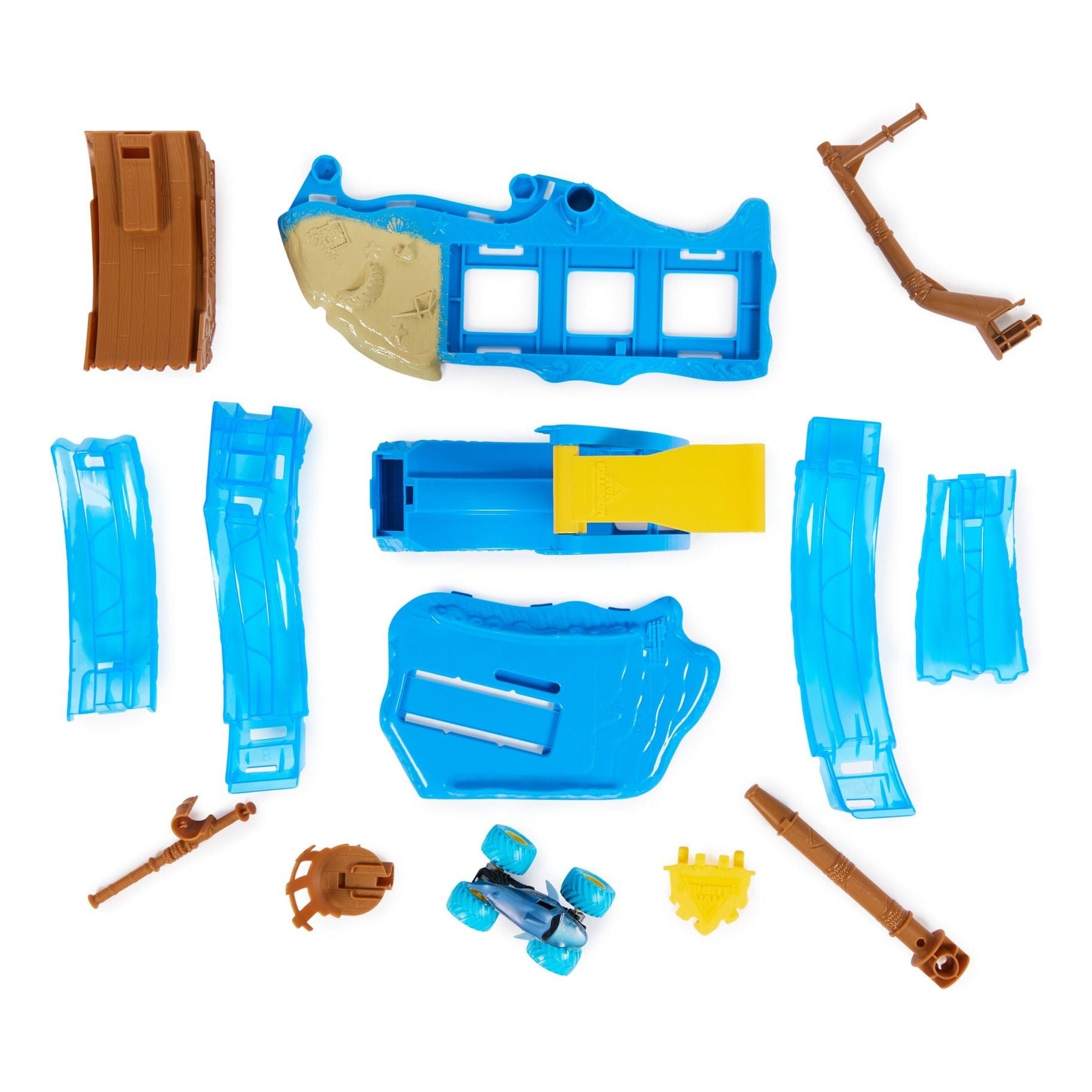Monster Jam 1:64 Stunt Playset 681147016484