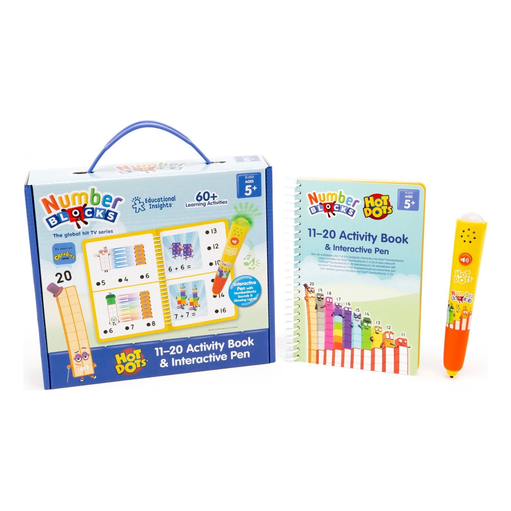 Numberblocks 11-20 Activity Book & Interactive Pen 086002025517