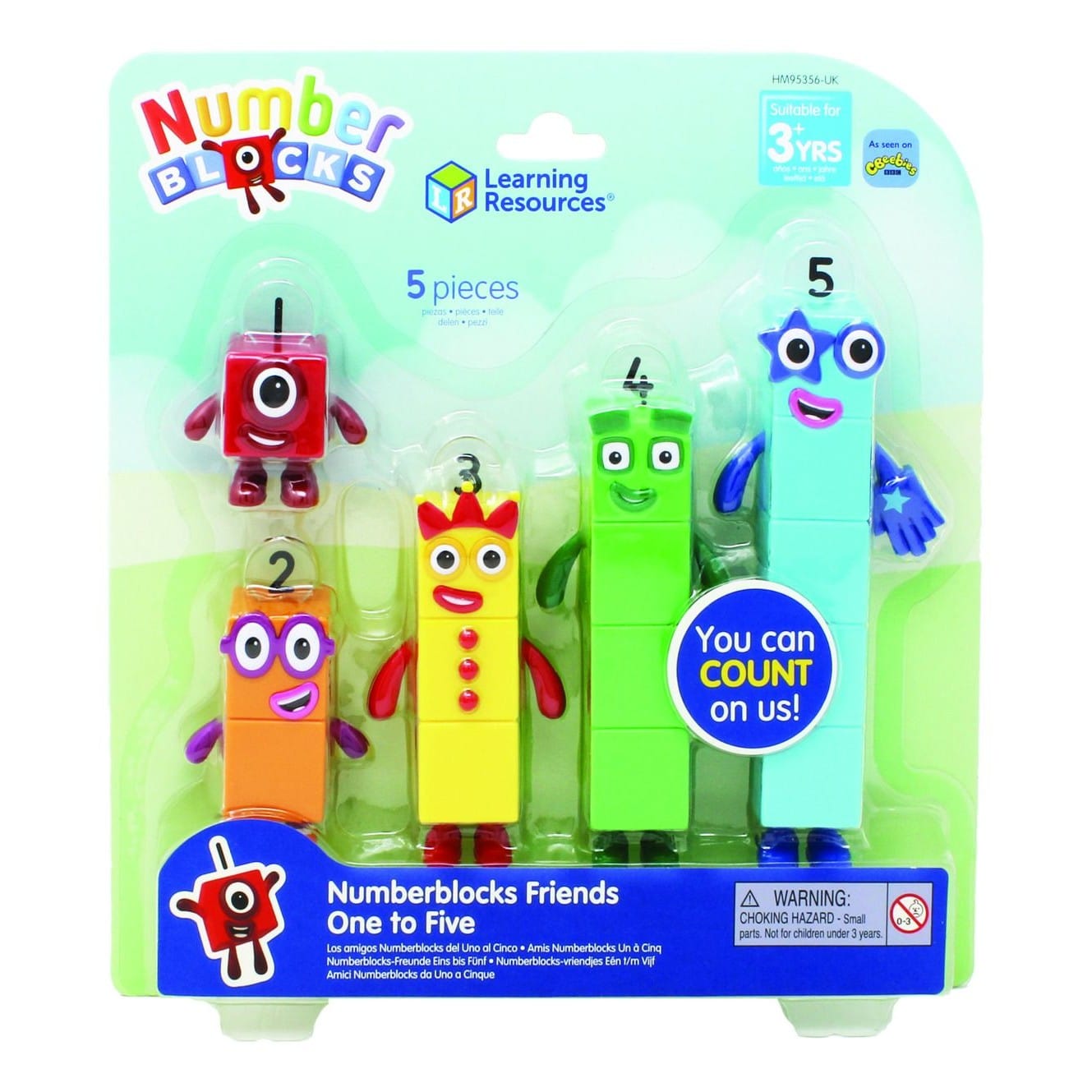 Numberblocks Friends One to Five 5055506410452