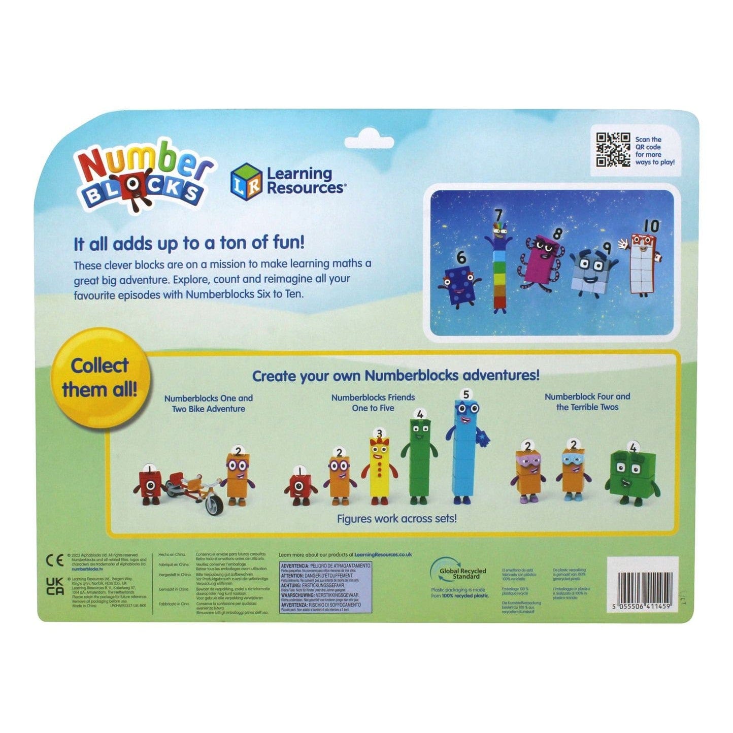 Numberblocks Friends Six to Ten 5055506411459