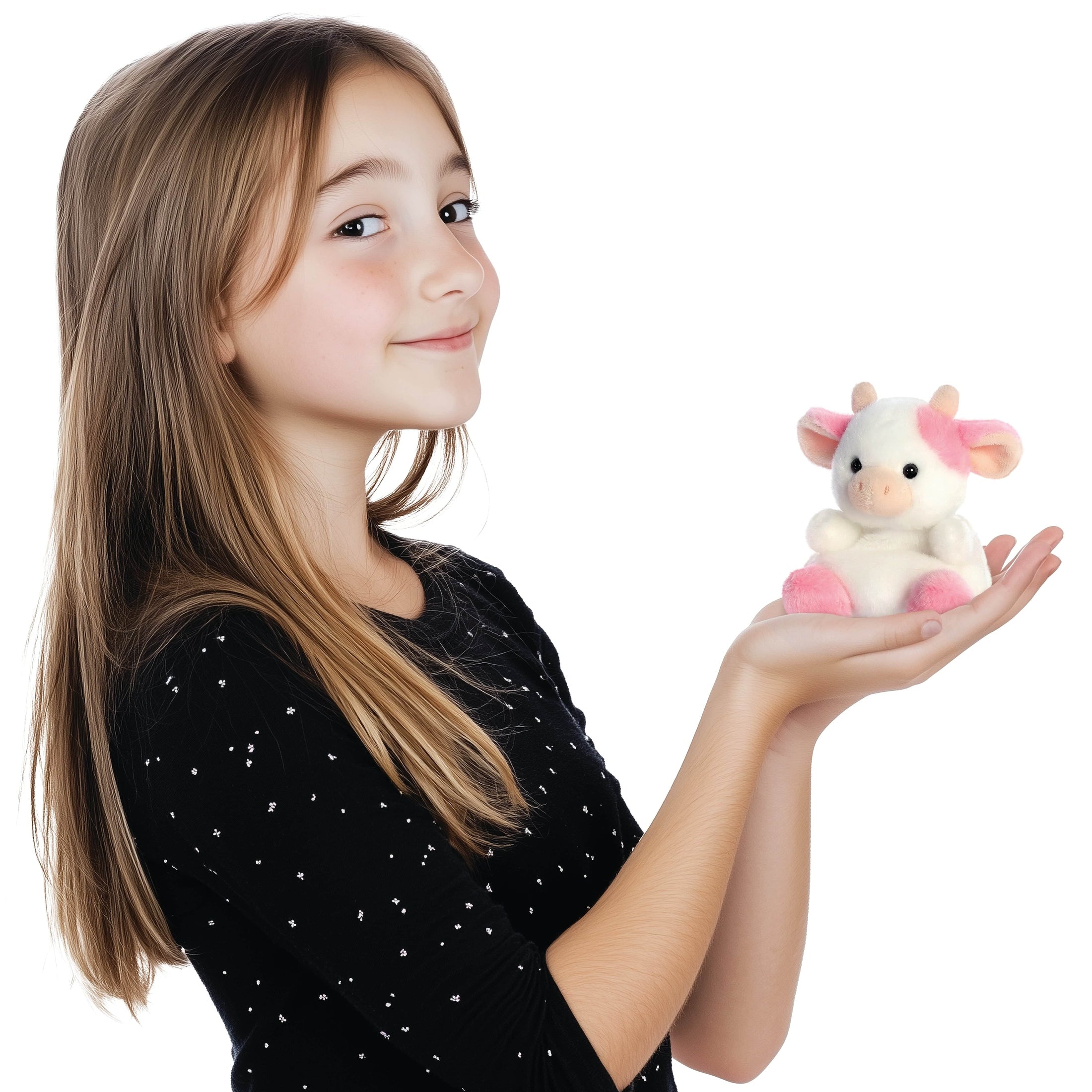 Palm Pals Belle Strawberry Cow 5in 5034566337657