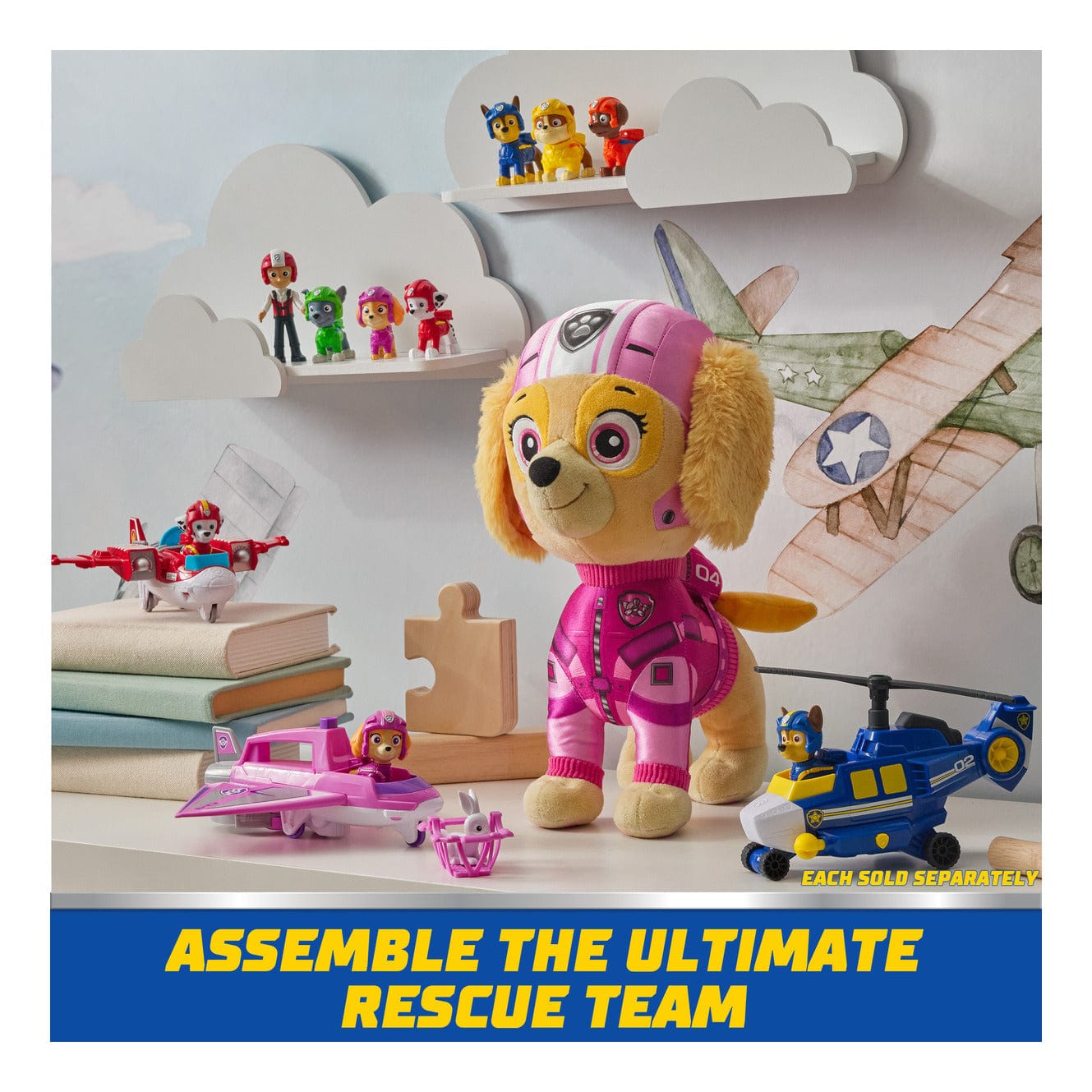 Paw Patrol Air Rescue Skye Deluxe Plush Toy
