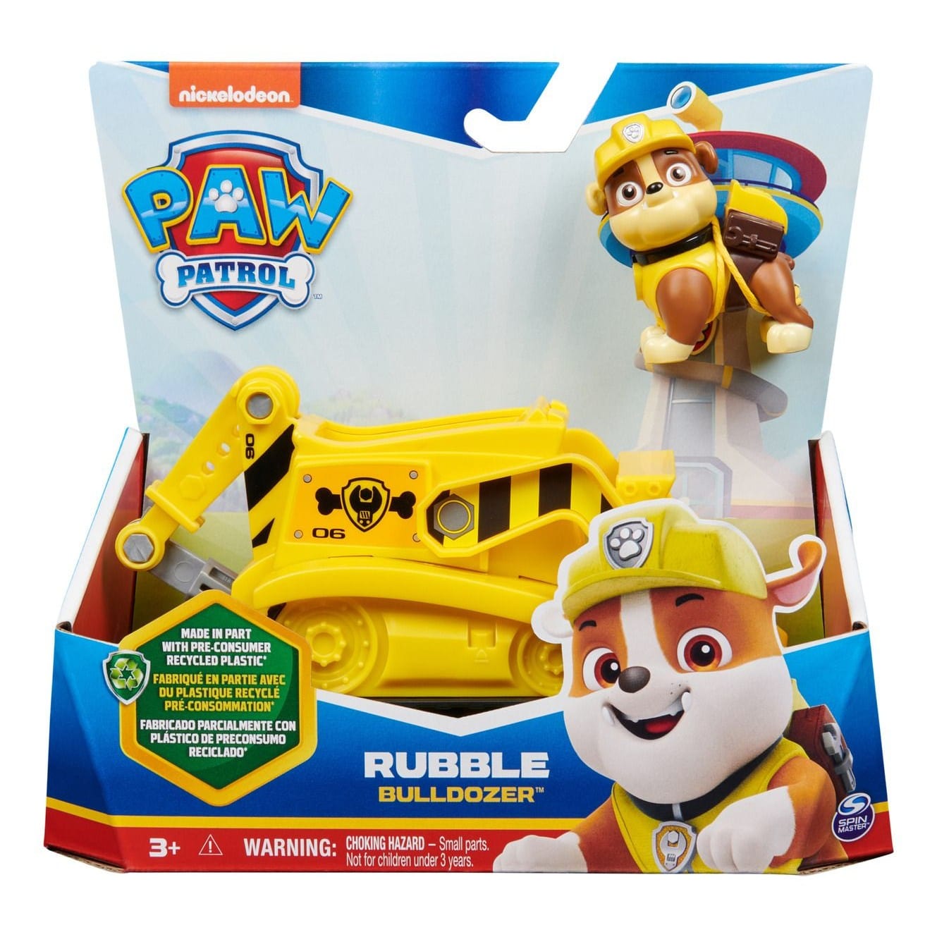 Paw Patrol Basic Vehicle - Rubble 778988507582