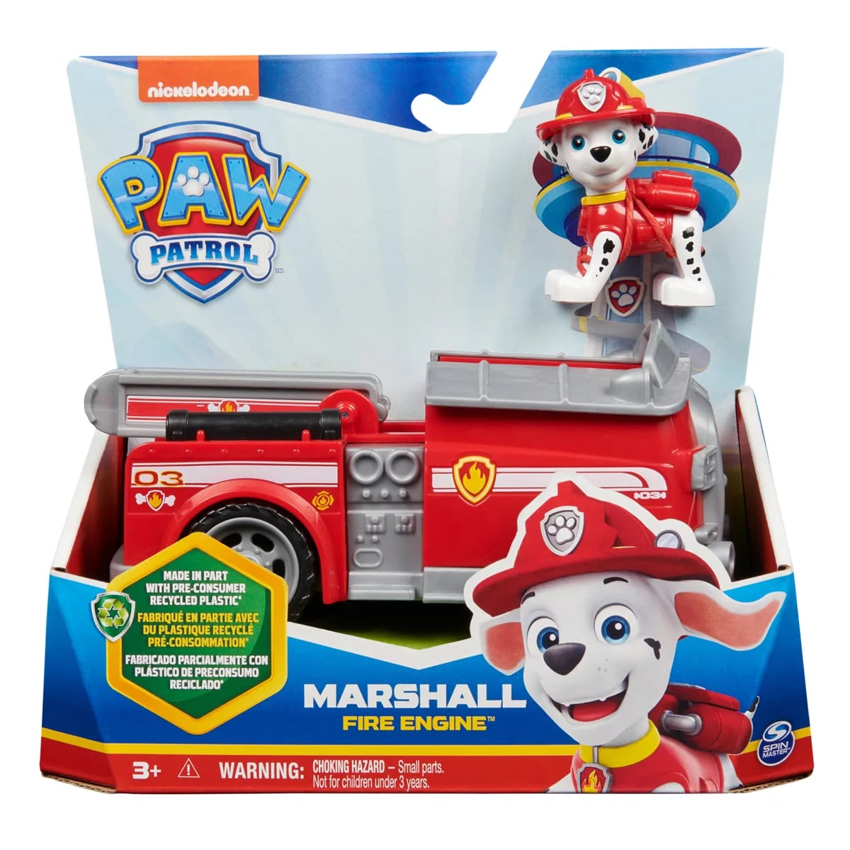 Paw Patrol – Marshall Basic Vehicle Toy for Kids 681147037397