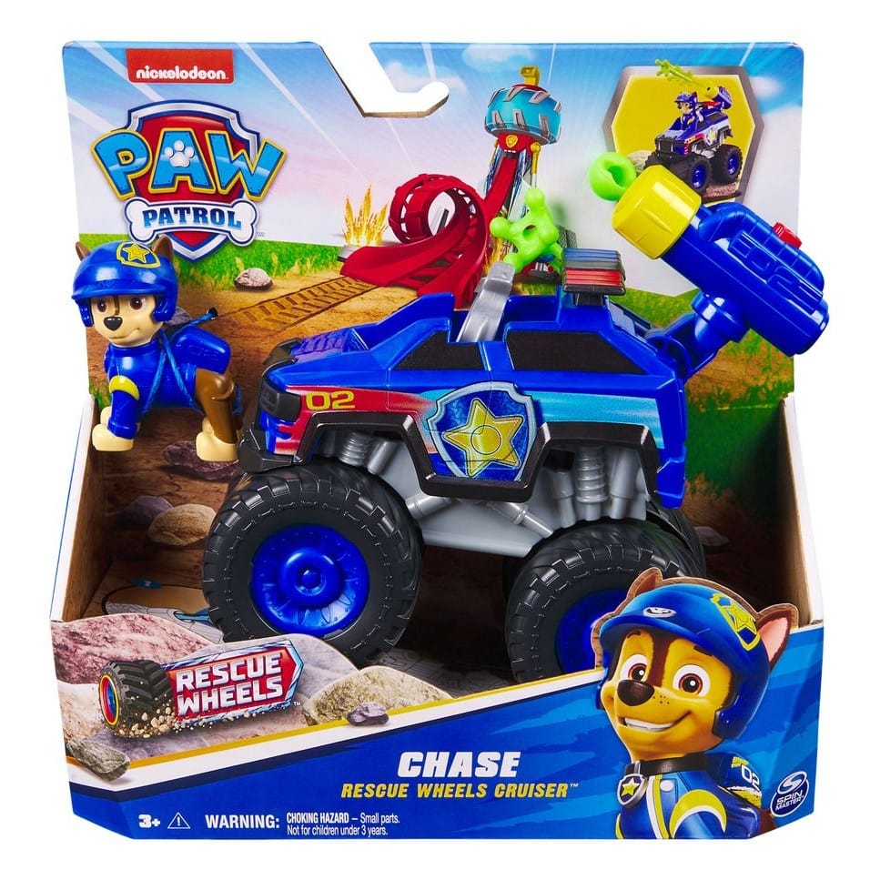 Paw Patrol Rescue Wheels Themed Vehicle - Chase 778988452820