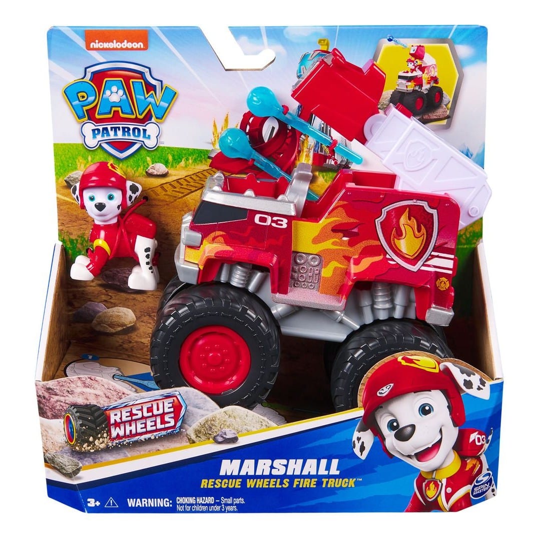Paw Patrol Rescue Wheels Themed Vehicle -Marshall 778988452851