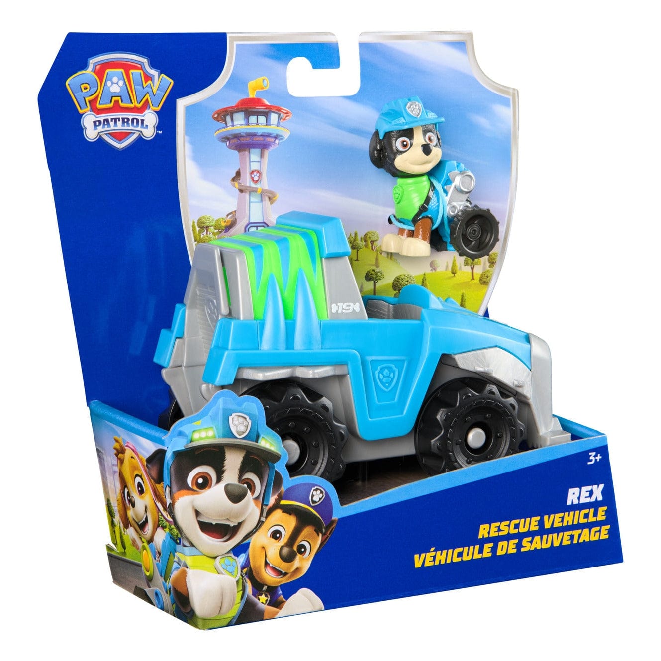 Paw Patrol – Rex Basic Vehicle Toy for Kids 681147037557