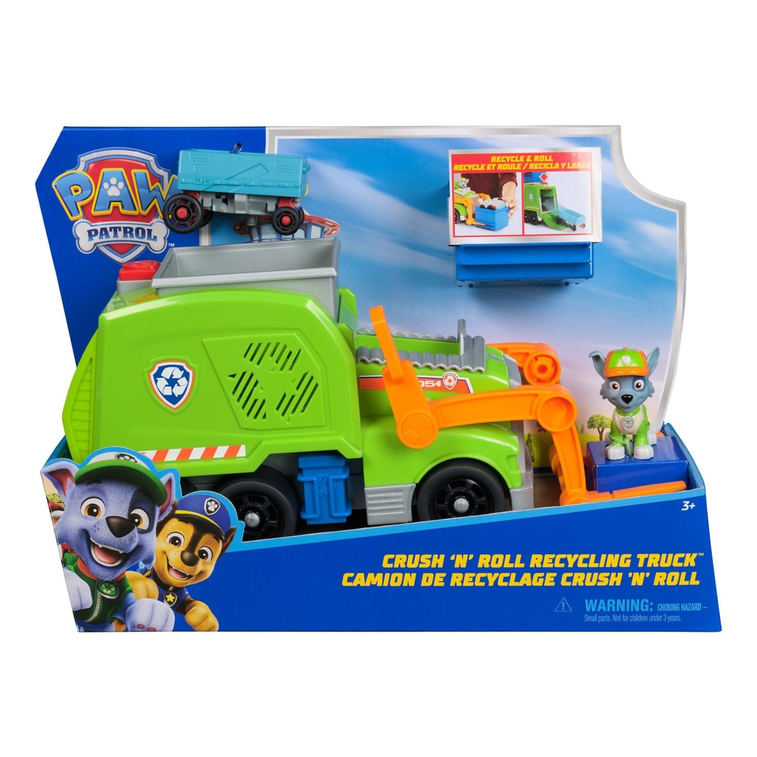 PAW Patrol Rocky Deluxe Sustainable Vehicle Playset 681147038226