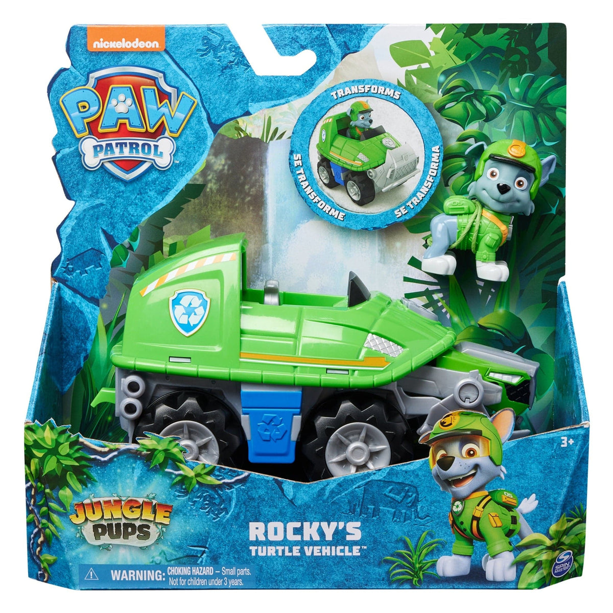Paw Patrol – Rocky Jungle Vehicle Playset 778988490648