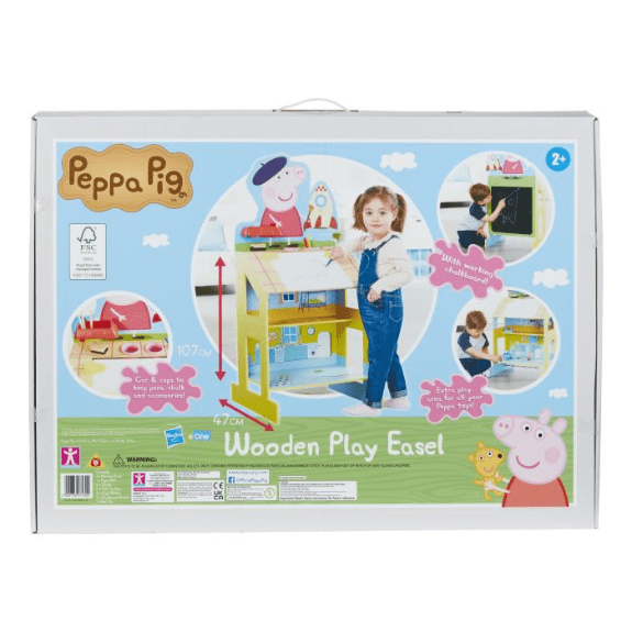 Peppa Pig: Play & Draw Wooden Easel 5029736074302