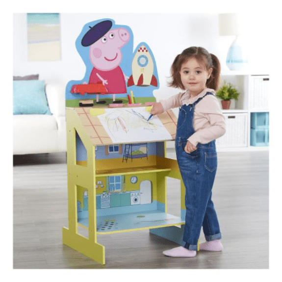 Peppa Pig: Play & Draw Wooden Easel 5029736074302