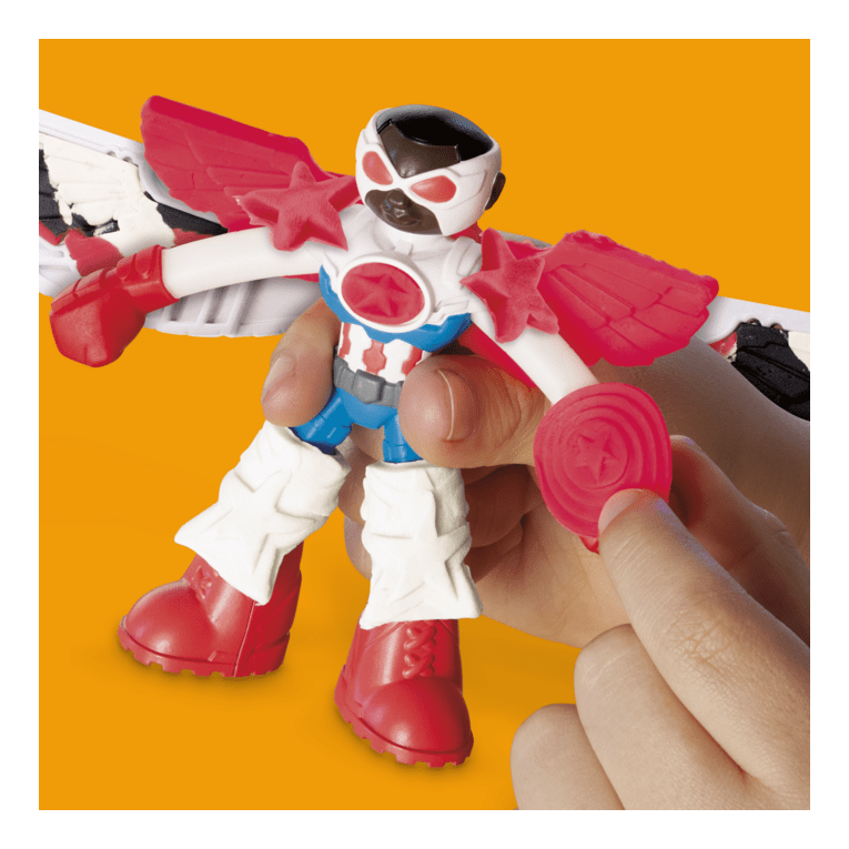 * Play Doh Captain America Moto Slicer 5010996280008