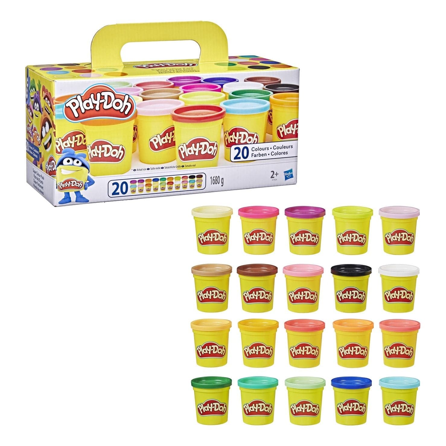 Play-Doh Super Colour Pack (20 Pack) 5010993557448