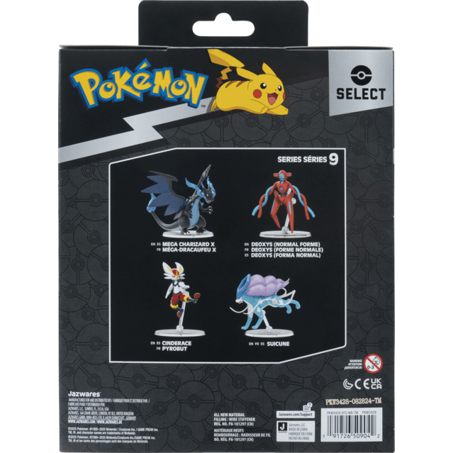 * Pokemon 6in Super Articulated Mega Charizard X 191726509042