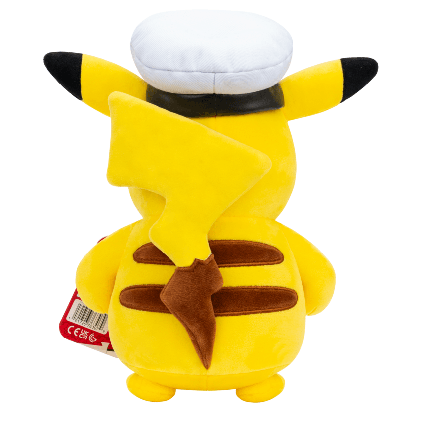* Pokemon 8in Plush Captain Pikachu 191726763079