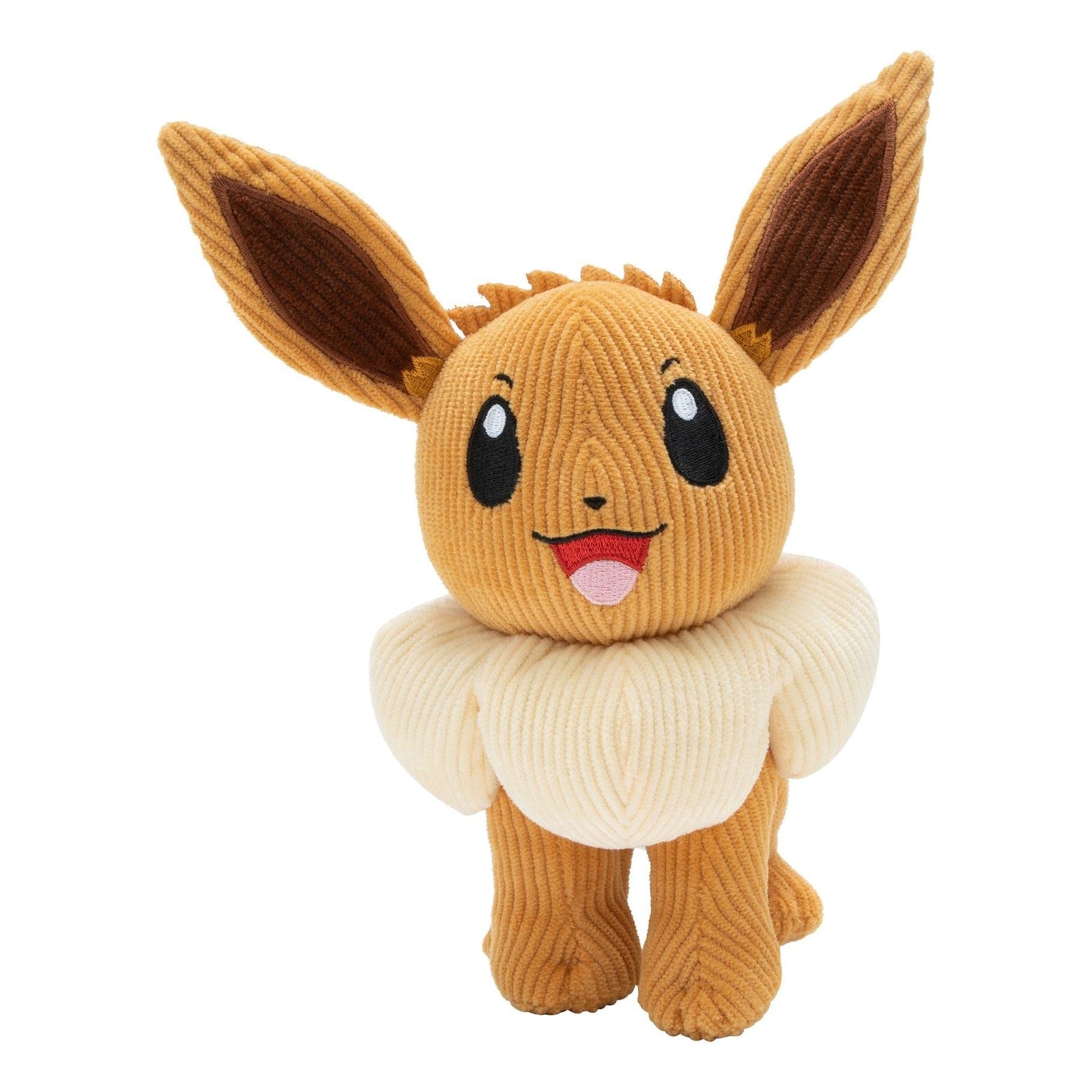 Pokemon Select 8in Corduroy Plush Eevee 191726483359