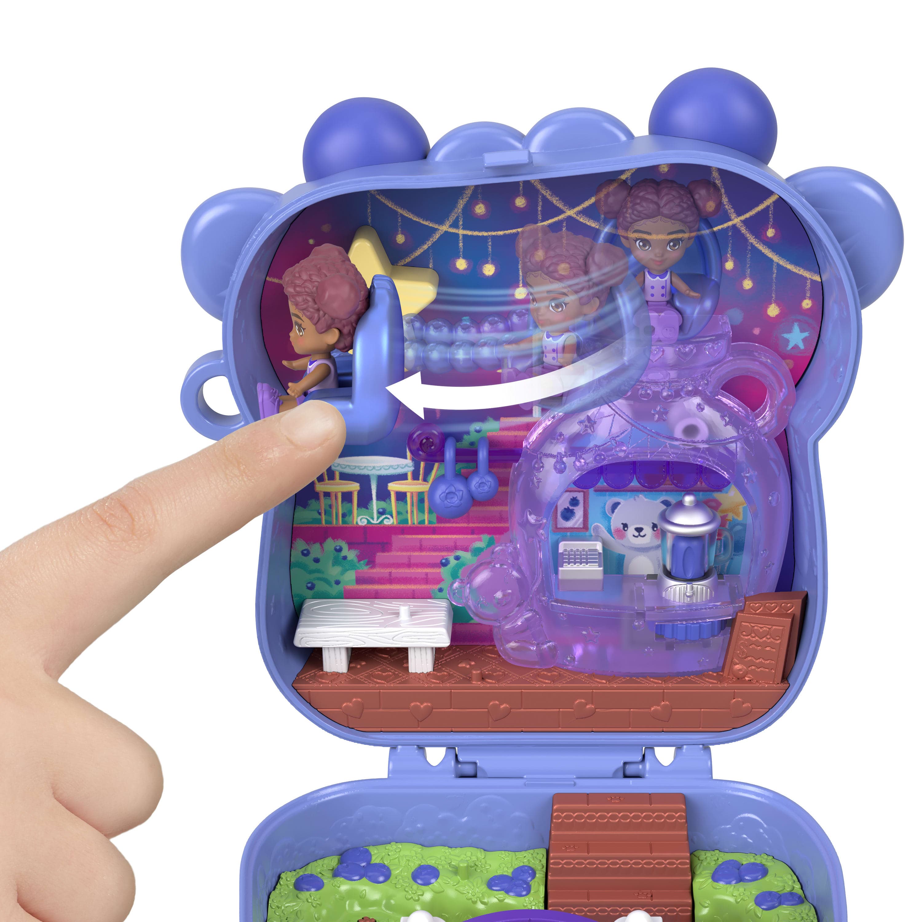 * Polly Pocket Core Compact: Bluebeary Besties