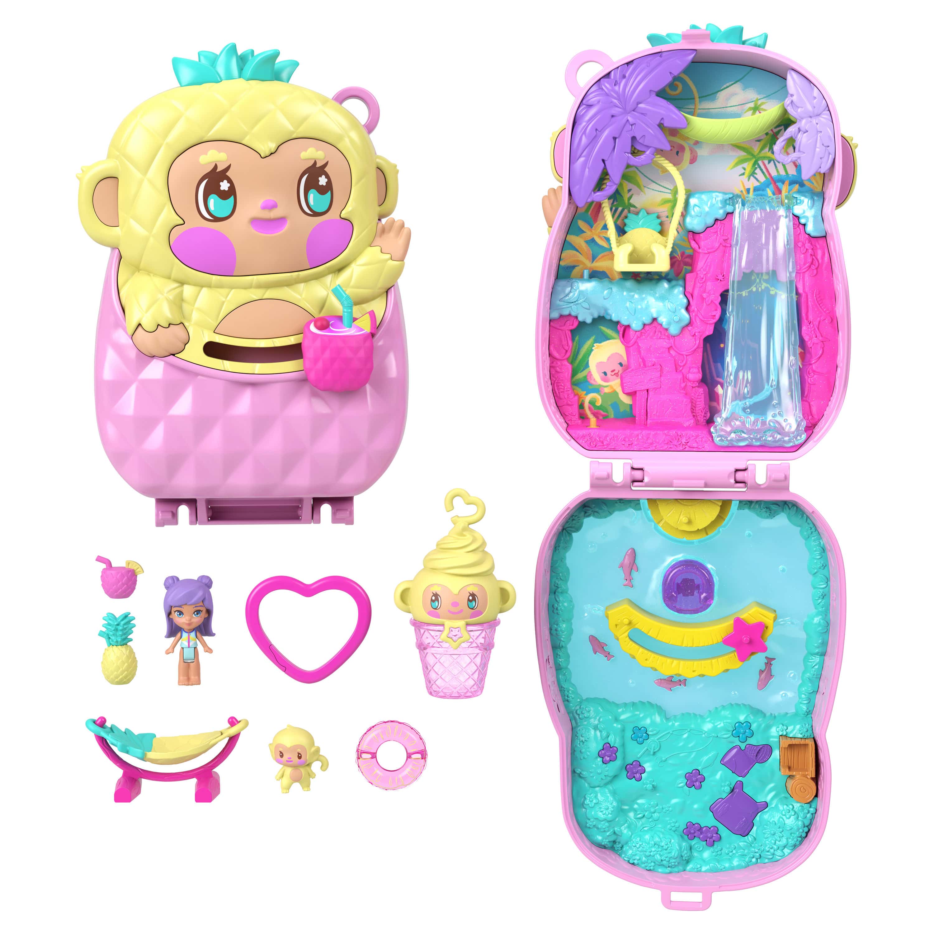 * Polly Pocket Core Compact: Pineapple Monkey