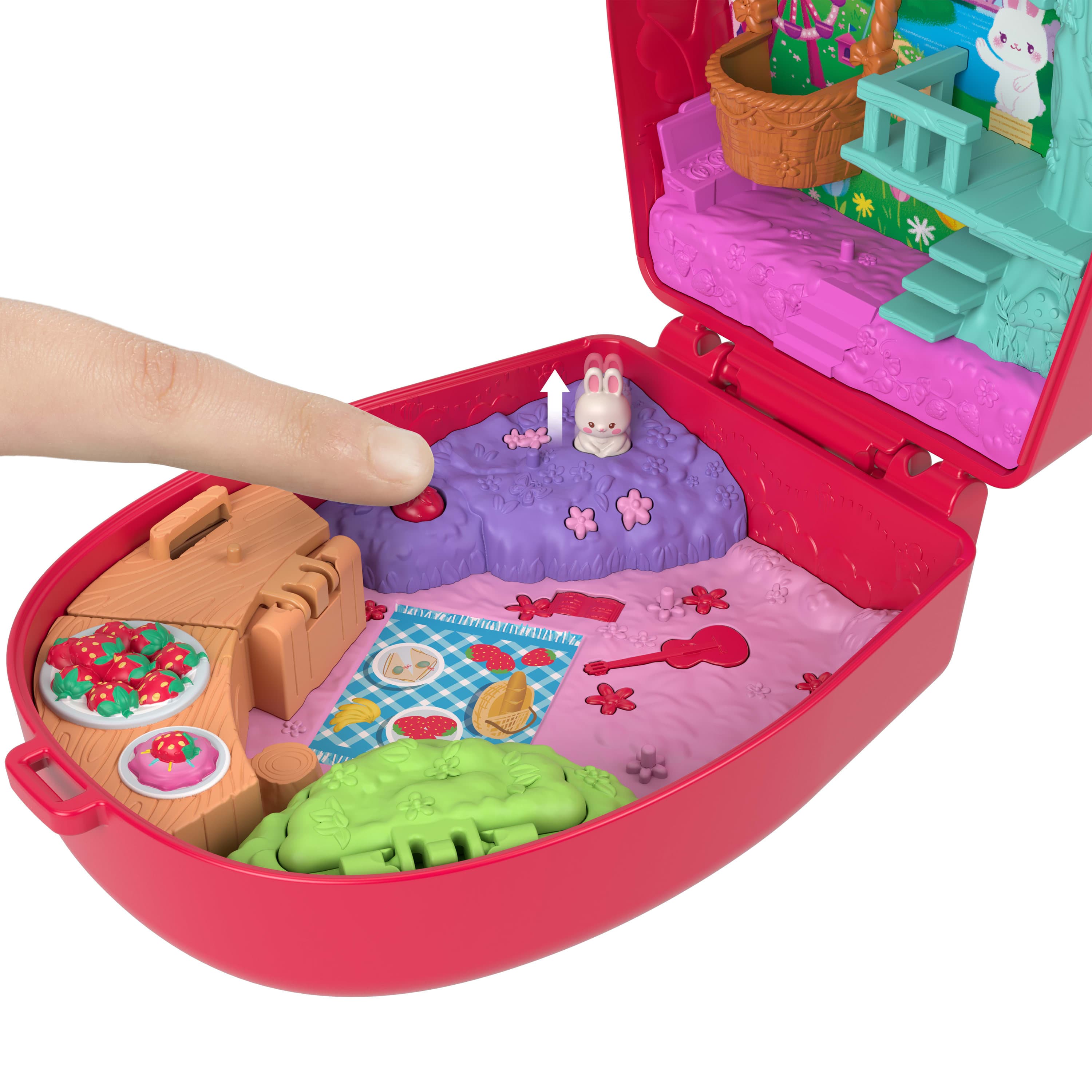 * Polly Pocket Core Compact: Strawberry Bunny