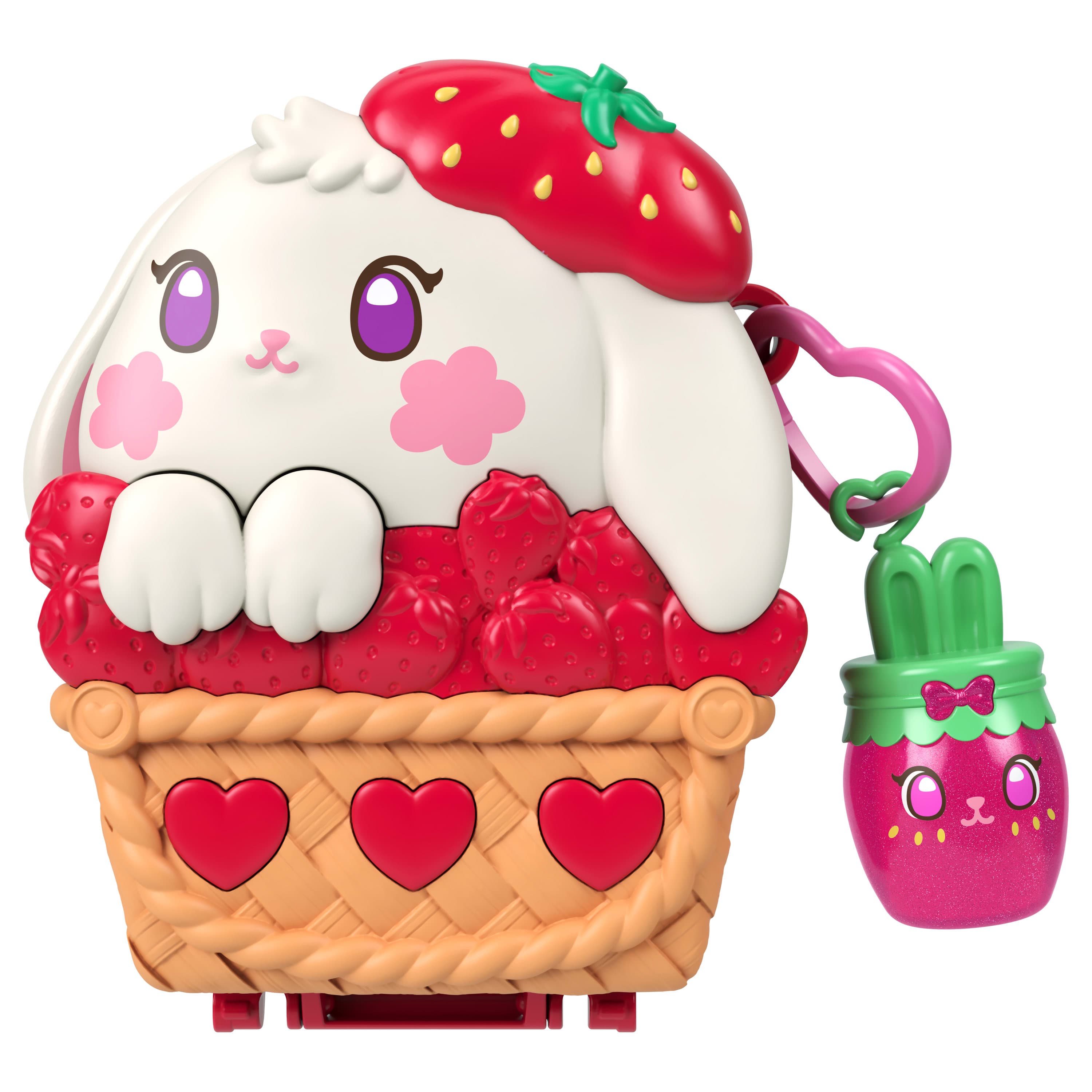 * Polly Pocket Core Compact: Strawberry Bunny