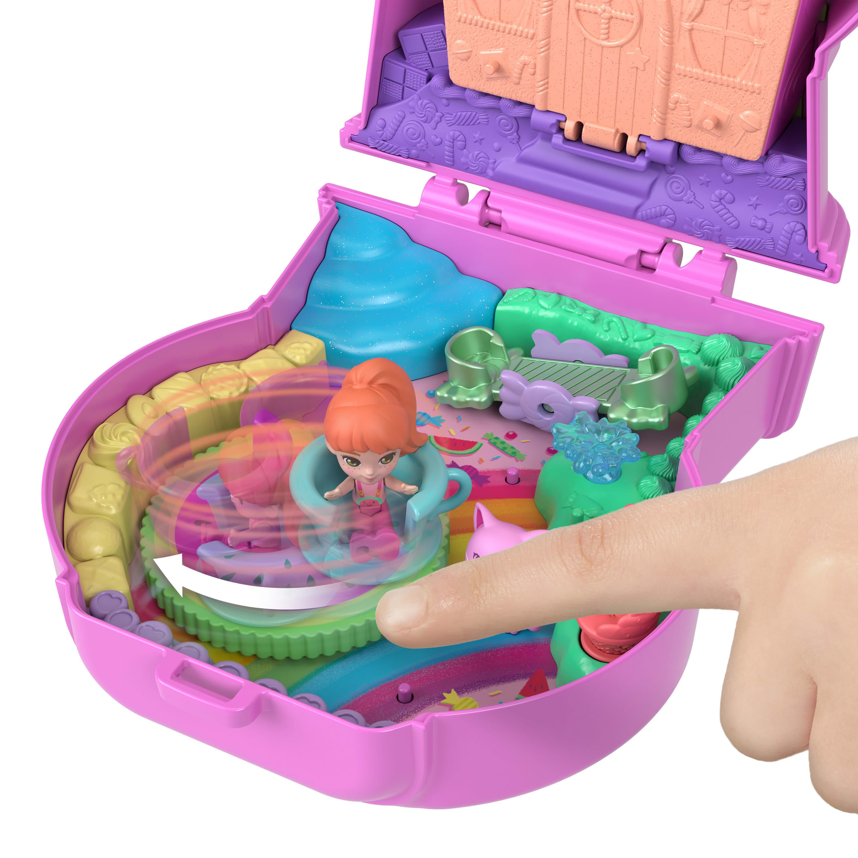 * Polly Pocket Core Compact: W'melon Gumball Kitty