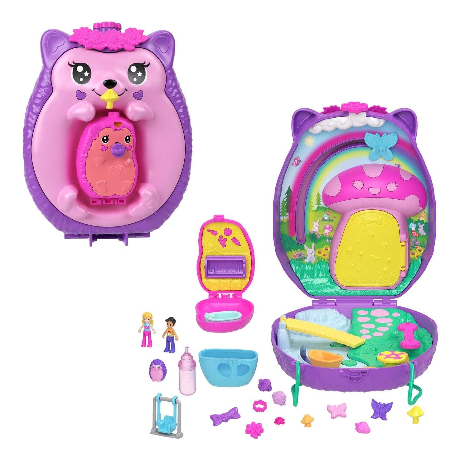* Polly Pocket - Hedgehog Mum & Baby 194735261697