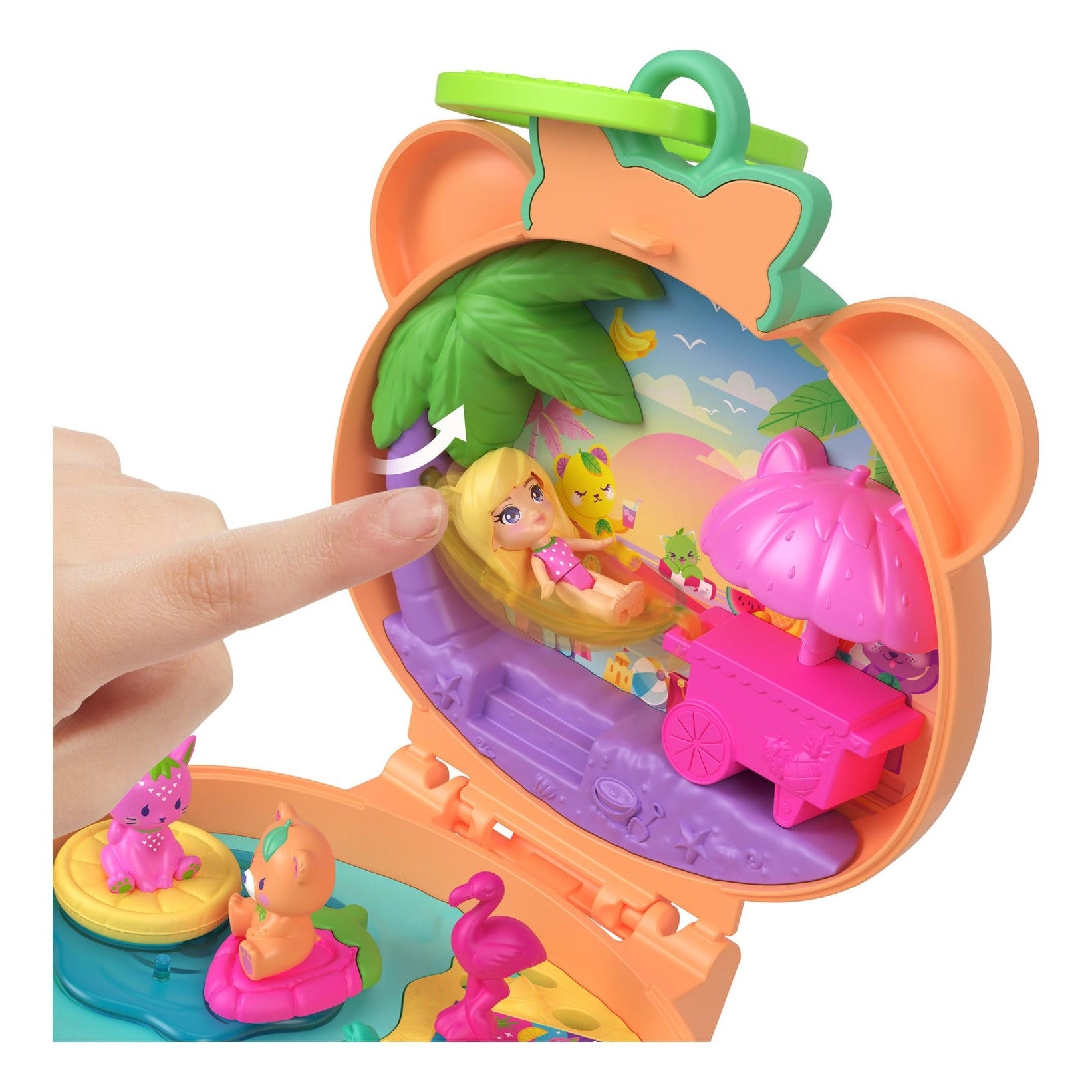 * Polly Pocket Micro Plush Buddies Compact