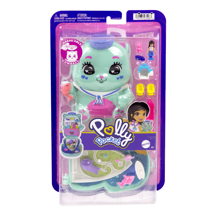 * Polly Pocket - Set Sail Kitty Compact 194735274963