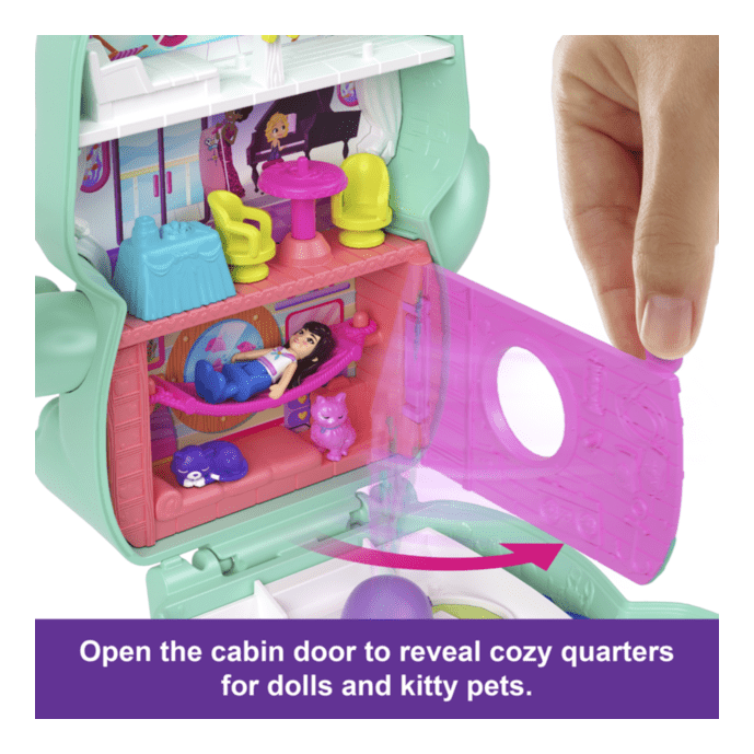* Polly Pocket - Set Sail Kitty Compact 194735274963