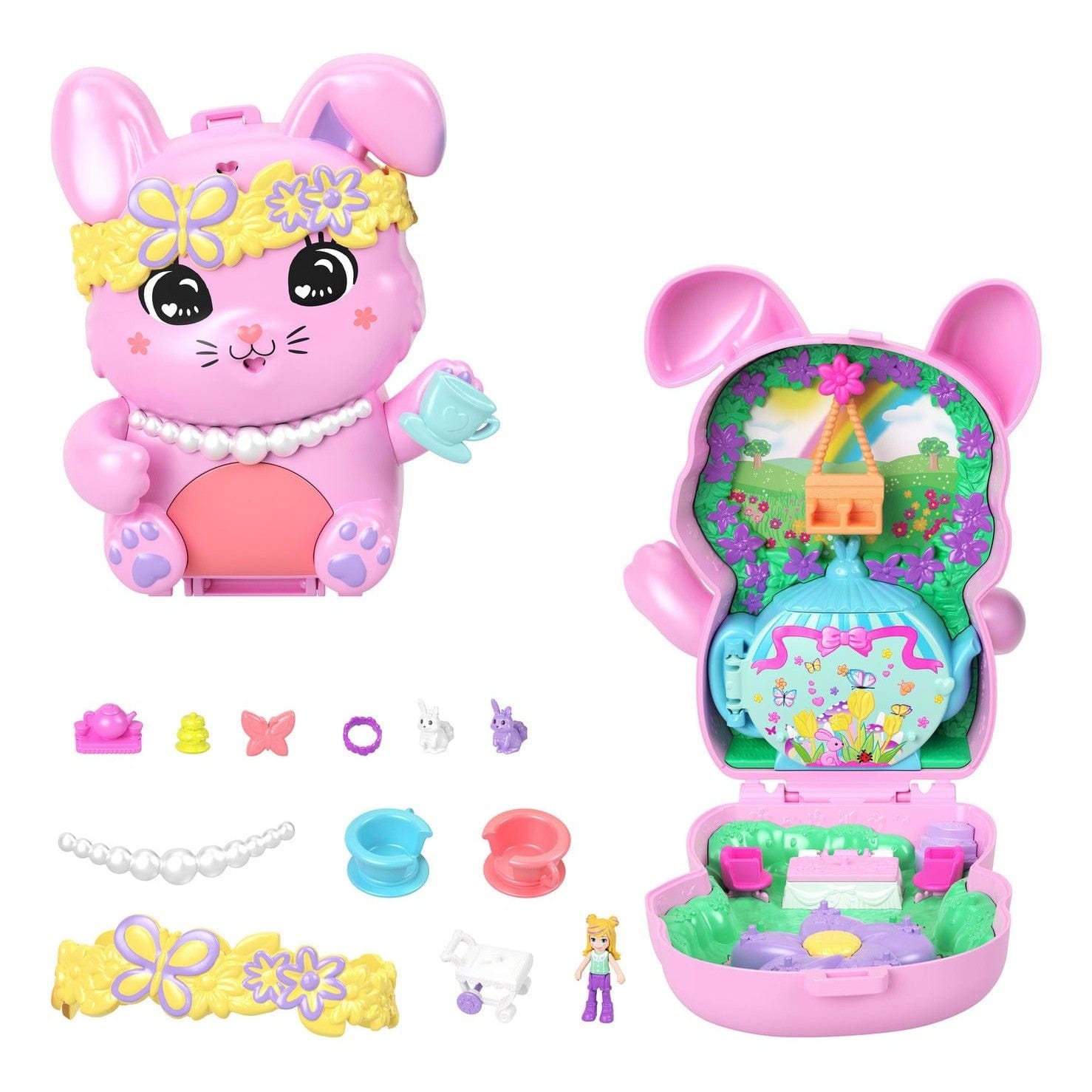 * Polly Pocket - Tea Party Bunny Compact 194735274918