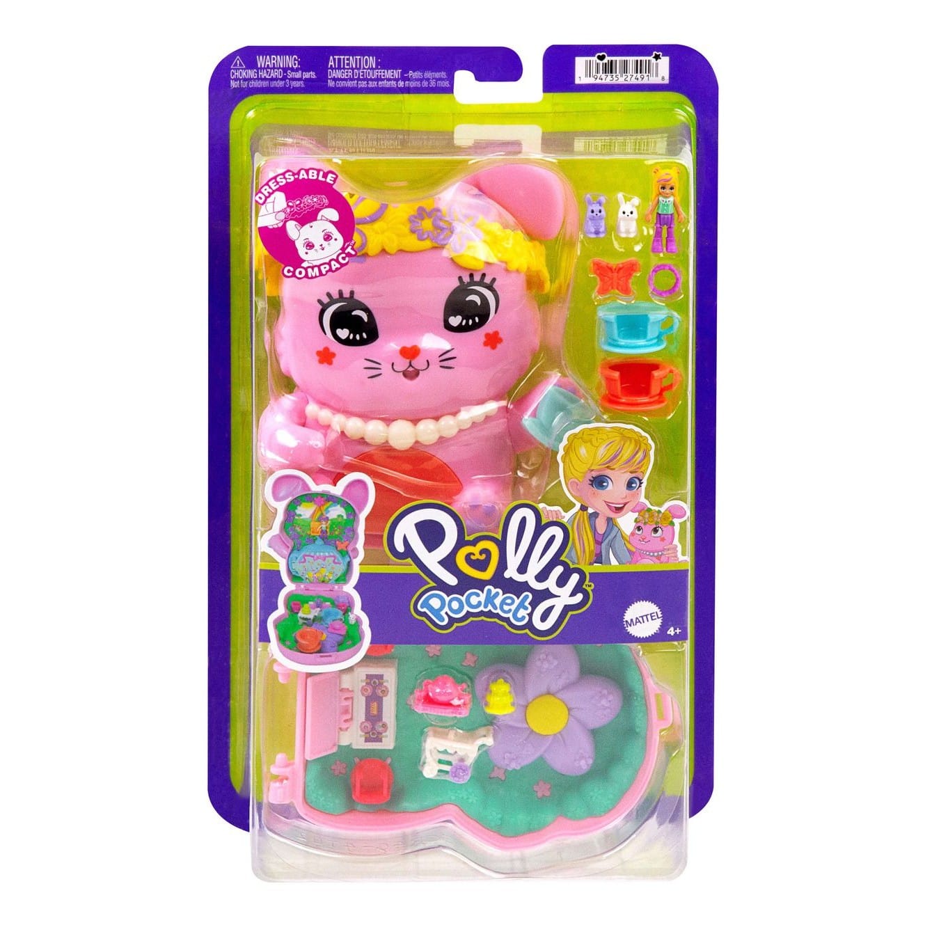 * Polly Pocket - Tea Party Bunny Compact 194735274918
