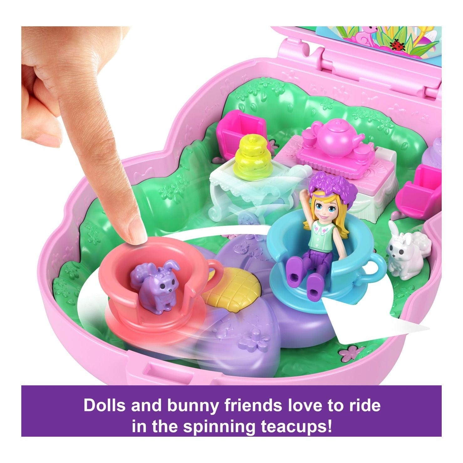 * Polly Pocket - Tea Party Bunny Compact 194735274918