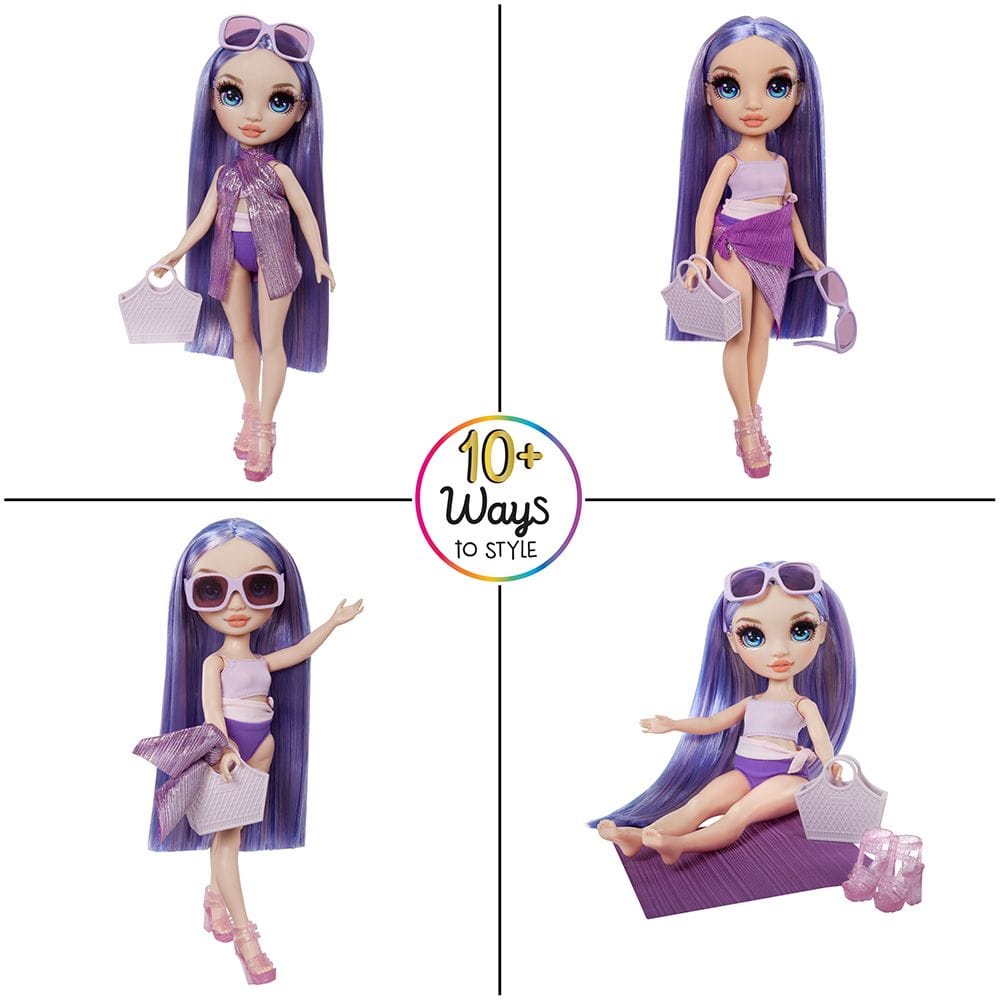Rainbow High Swim & Style Fashion Doll -Violet 035051507314