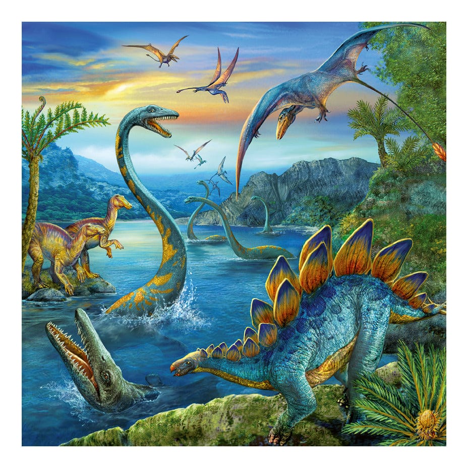 Ravensburger Dinosaur Fascination 3x49pc Jigsaw Puzzle 4005556093175