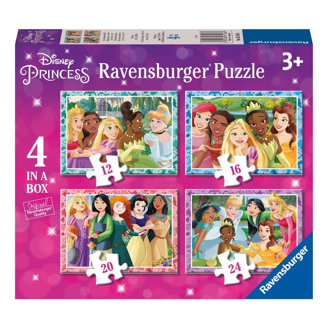 Ravensburger Disney Princess 4 in a Box Jigsaw Puzzle Set 4005556031566