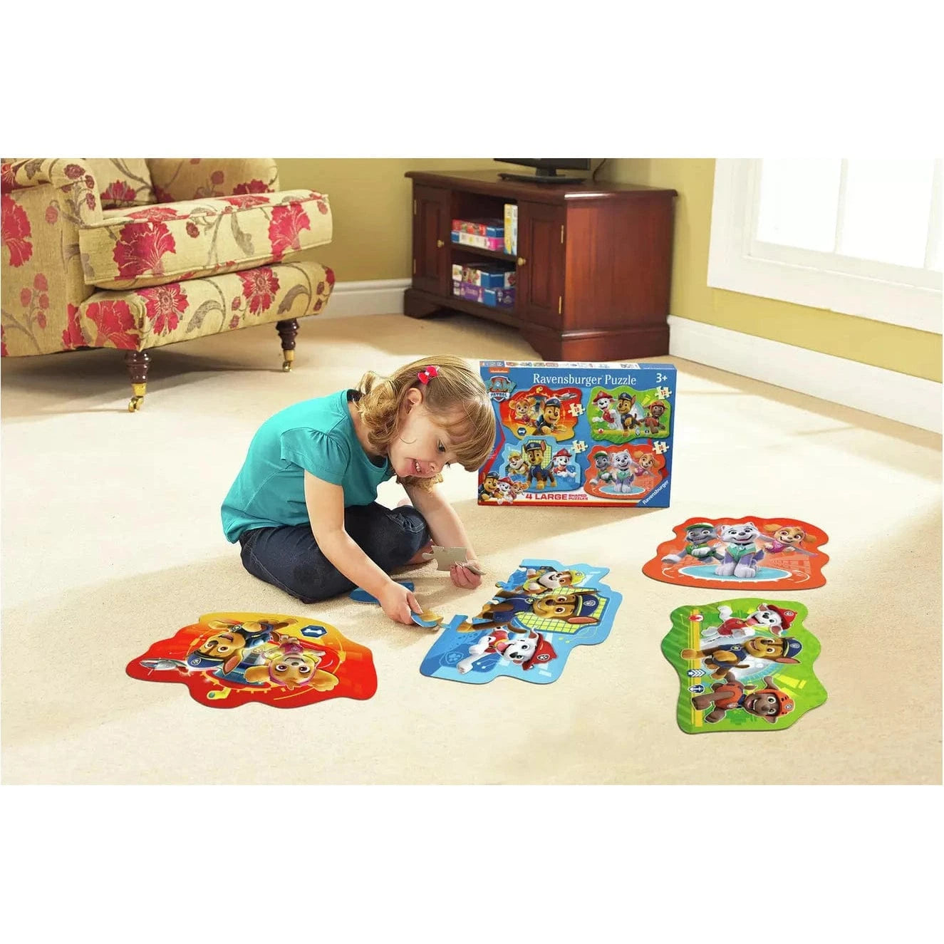 Ravensburger Paw Patrol Four Large Shaped Puzzles Set 4005556030286