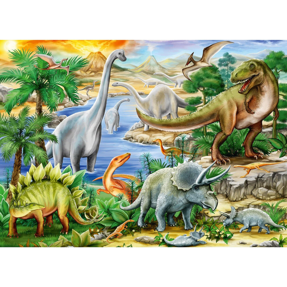 Ravensburger Prehistoric Life 60pc Jigsaw Puzzle Adventure 4005556096213