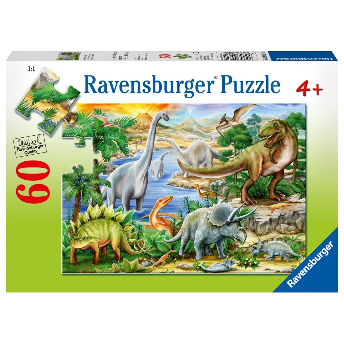 Ravensburger Prehistoric Life 60pc Jigsaw Puzzle Adventure 4005556096213