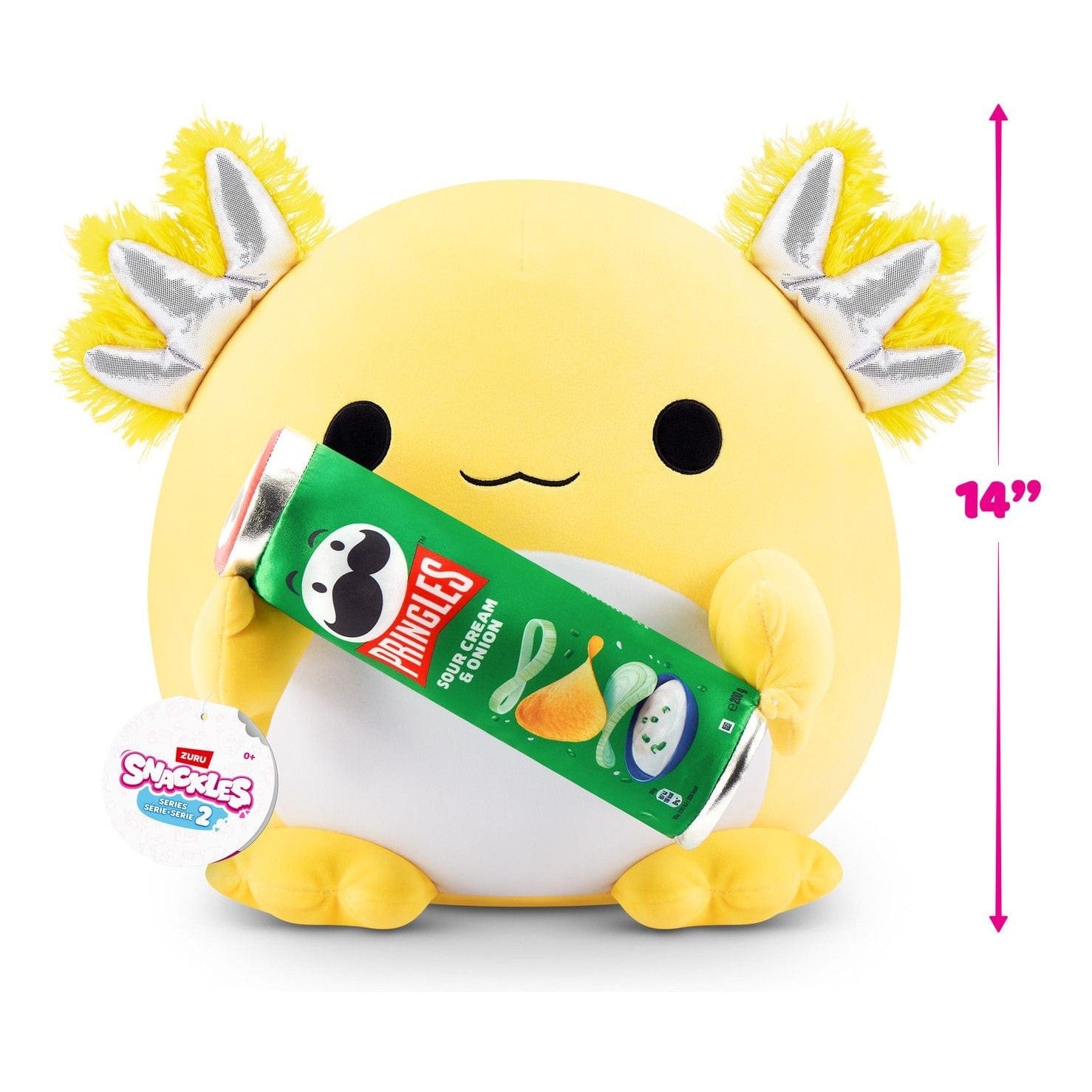 Snackles 14in Plush - Axolotl & Pringles (SC) 193052070272