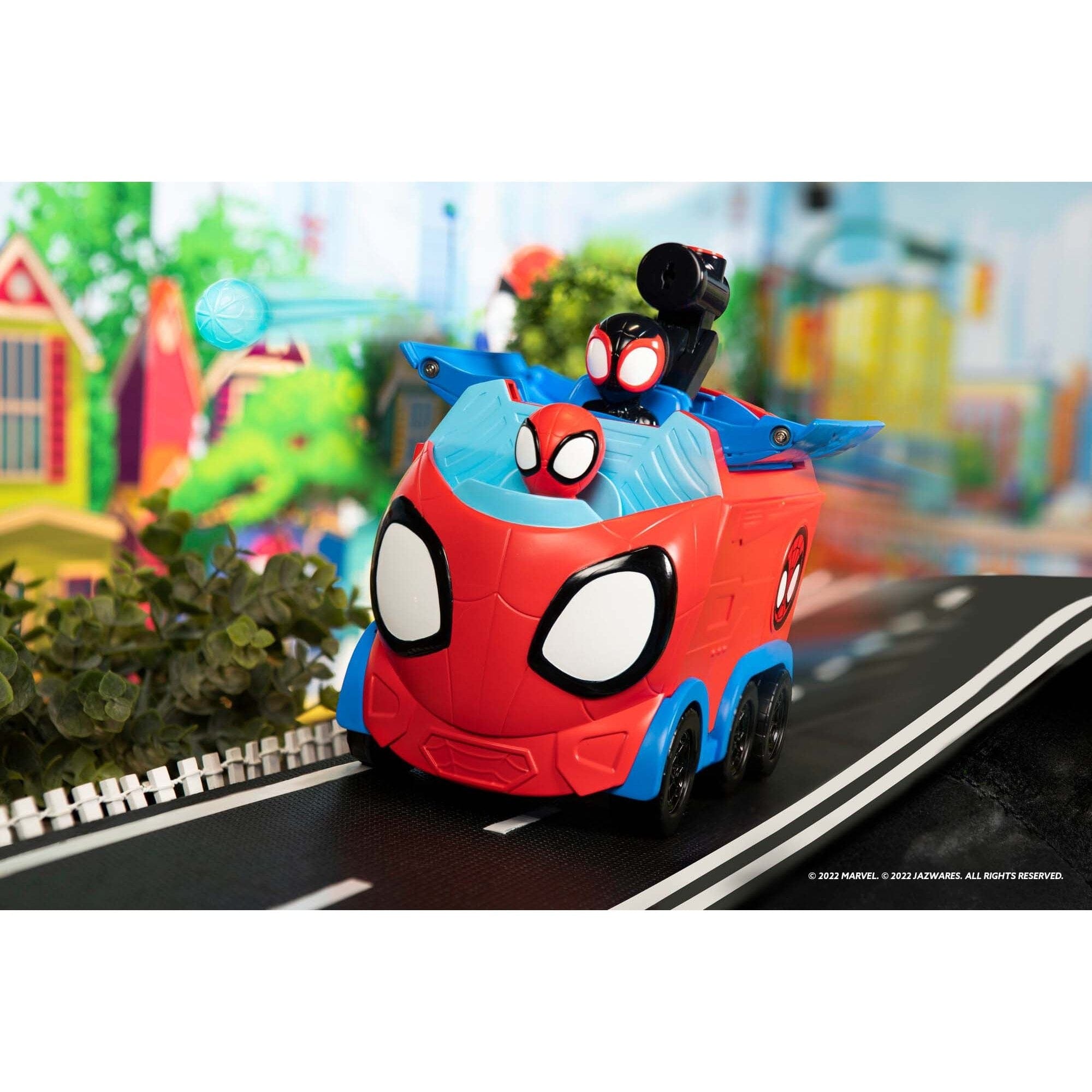 Spidey - Web Spinning Hauler Dlx Feat Vehicle 191726429012