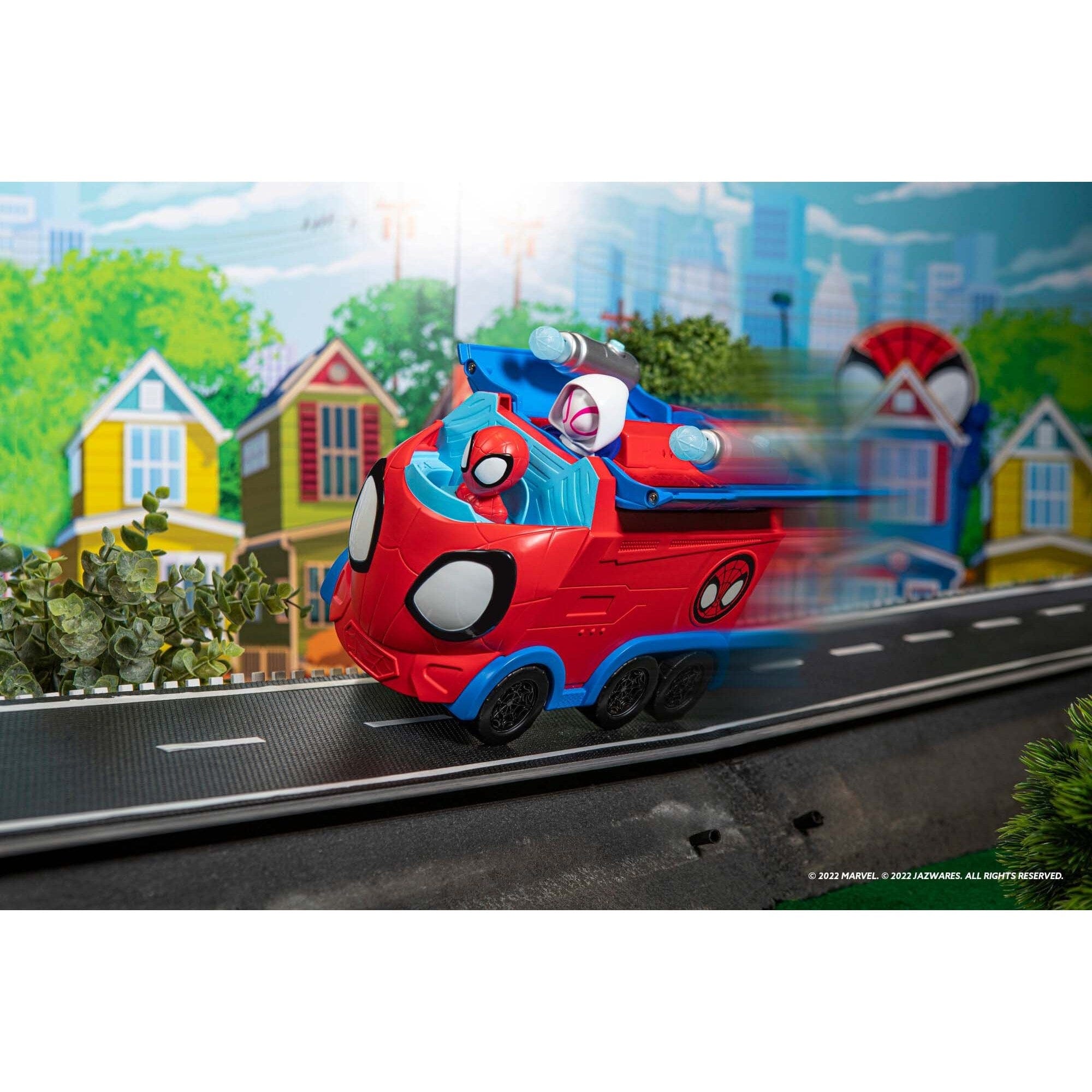 Spidey - Web Spinning Hauler Dlx Feat Vehicle 191726429012