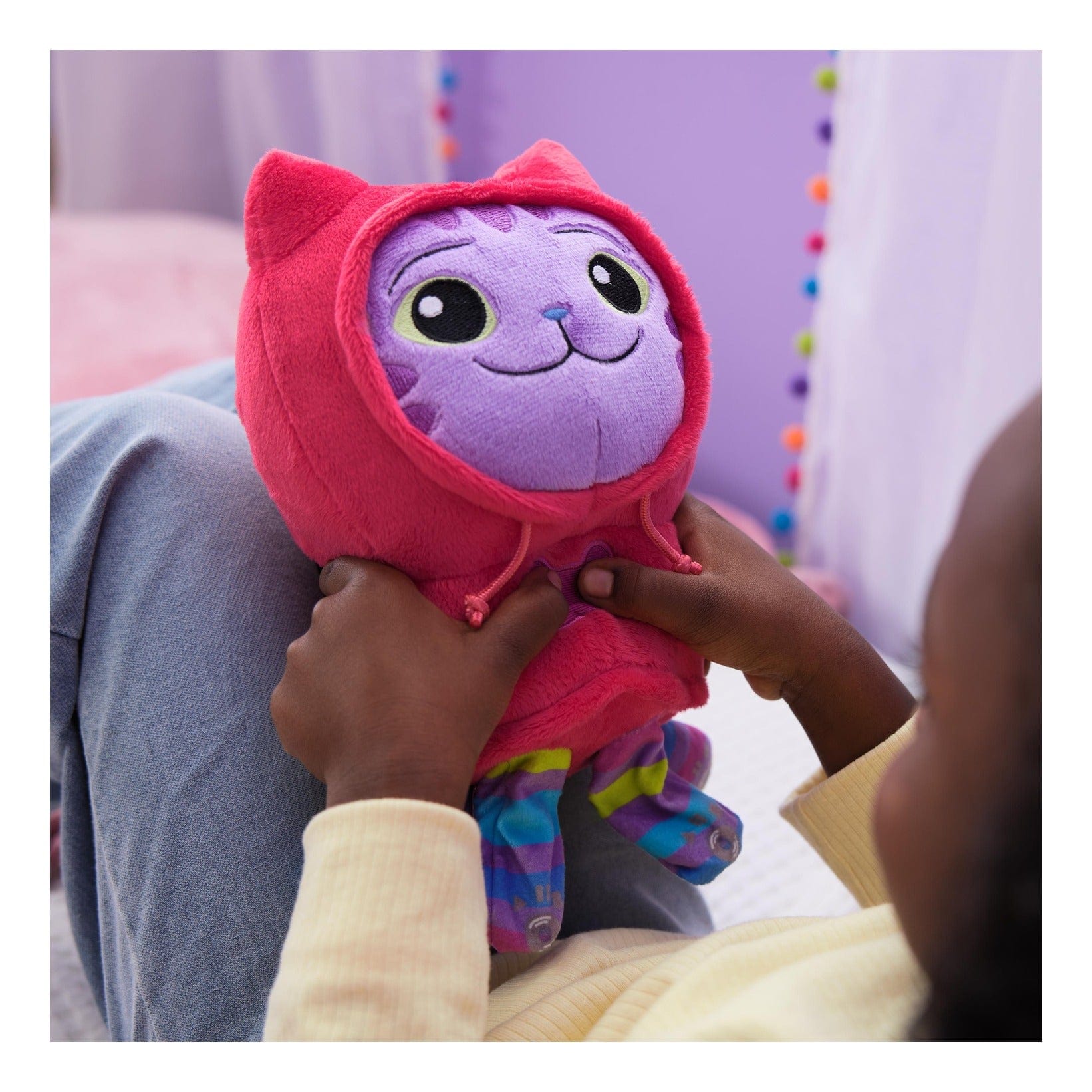 Spin Master Gabby's Dollhouse Deluxe Plush DJ Catnip Toy 681147046375