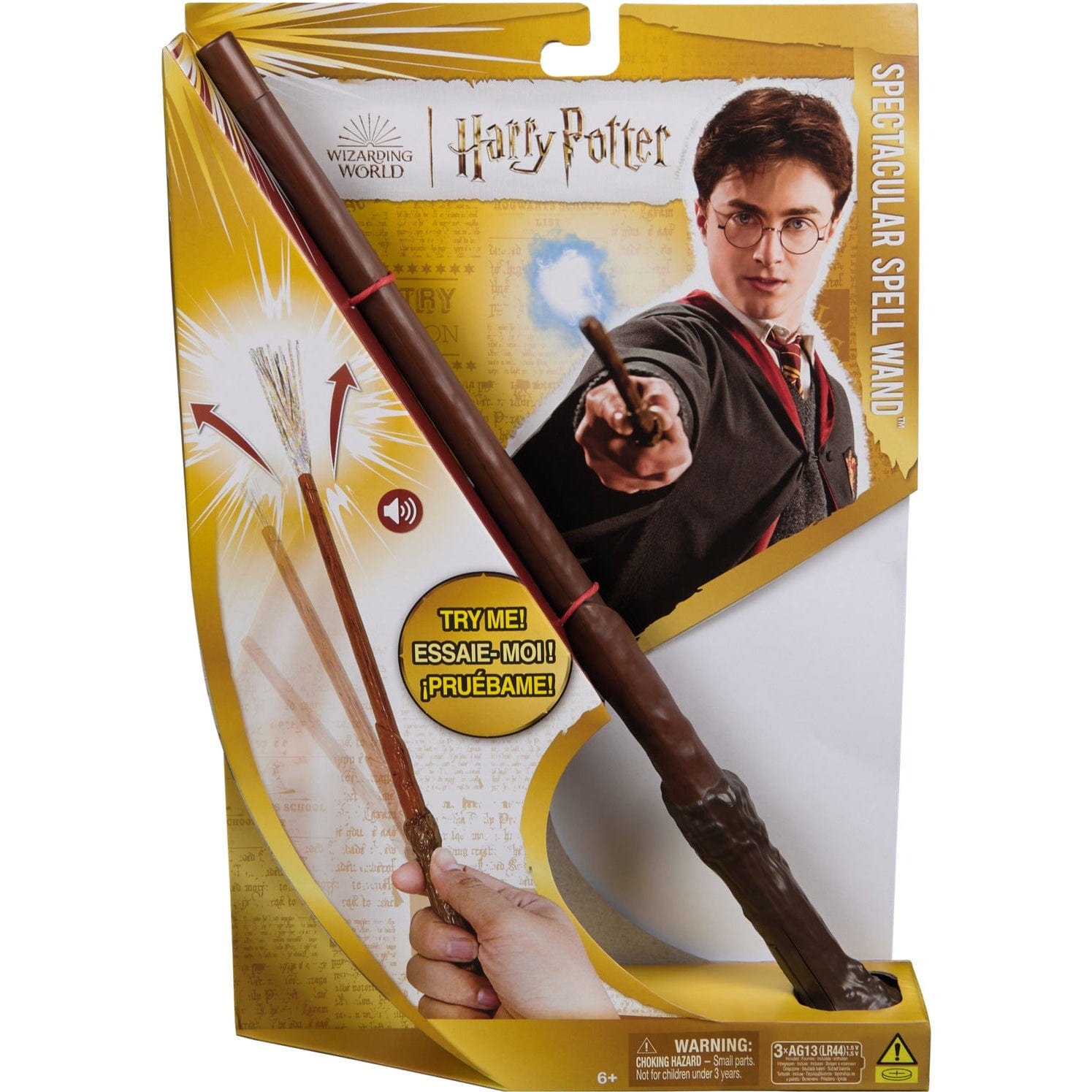 Spin Master Wizarding World Spectacular Spell Wand Toy 681147046658
