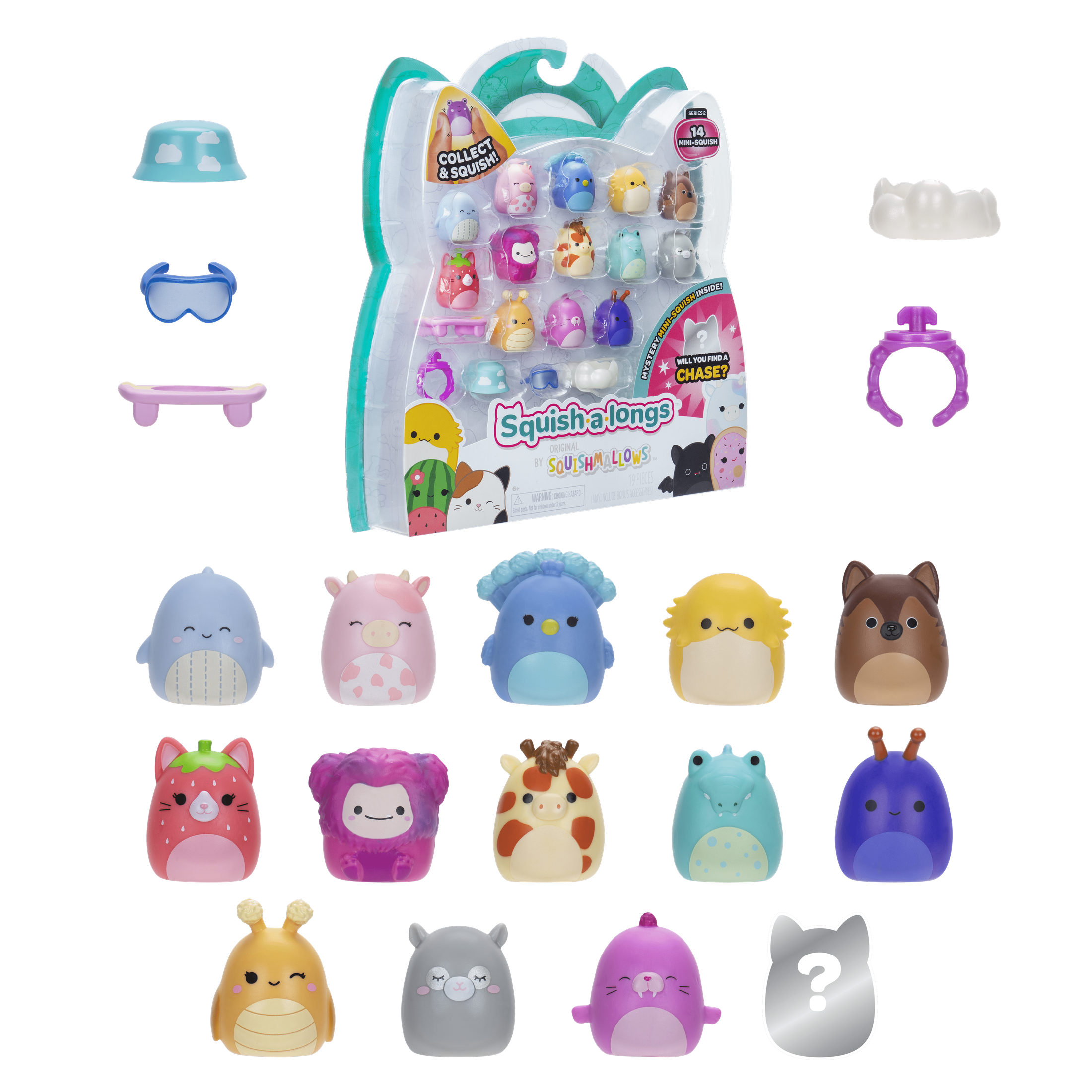 * Squishalongs - 14 Pack (Style 2) W2