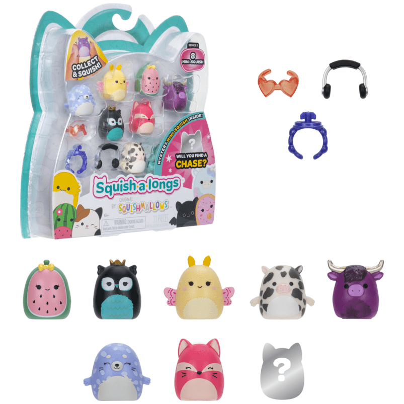 * Squishalongs - 8 Pack (Style 4) W2