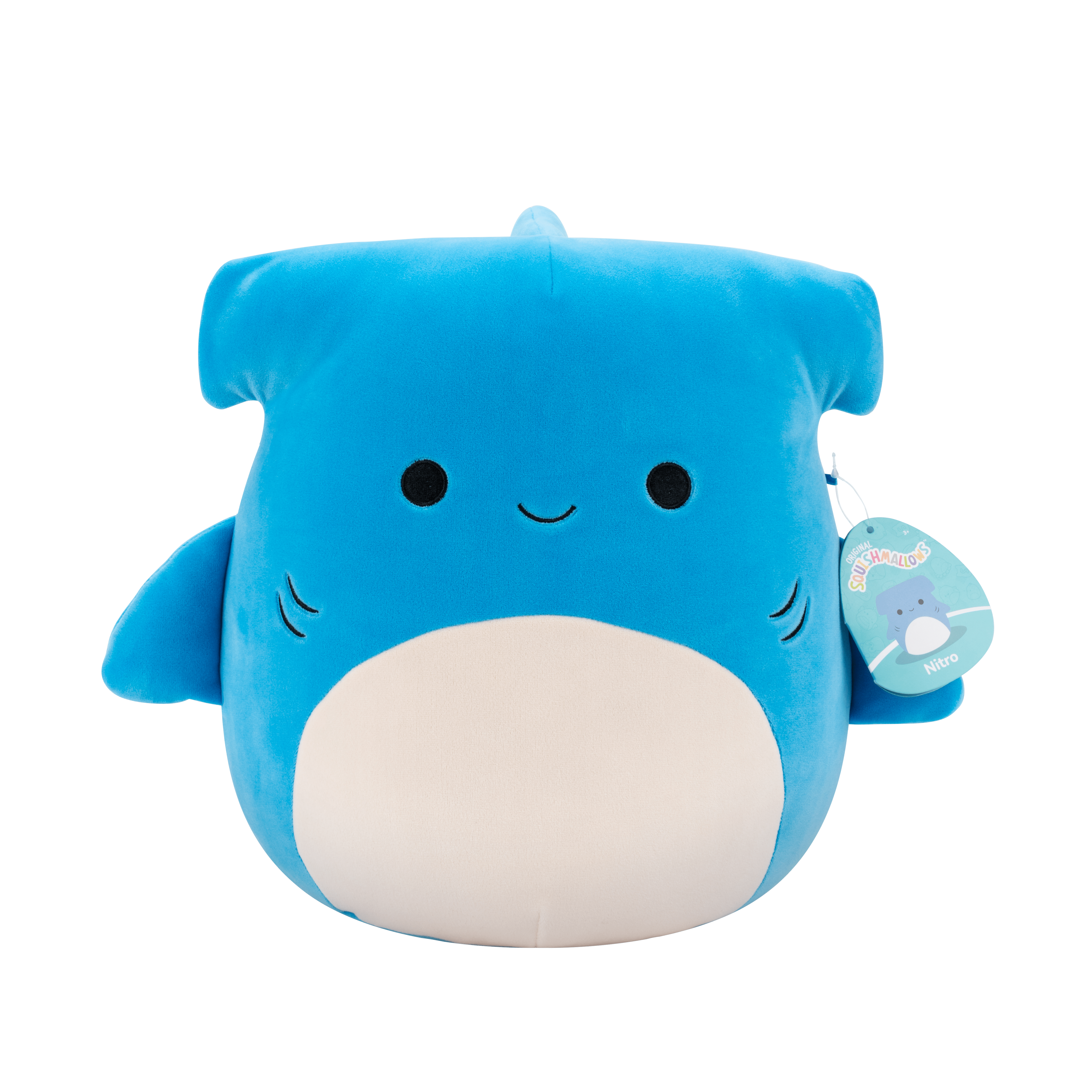 * Squishmallows - 12in Nitro the Hammerhead Shark