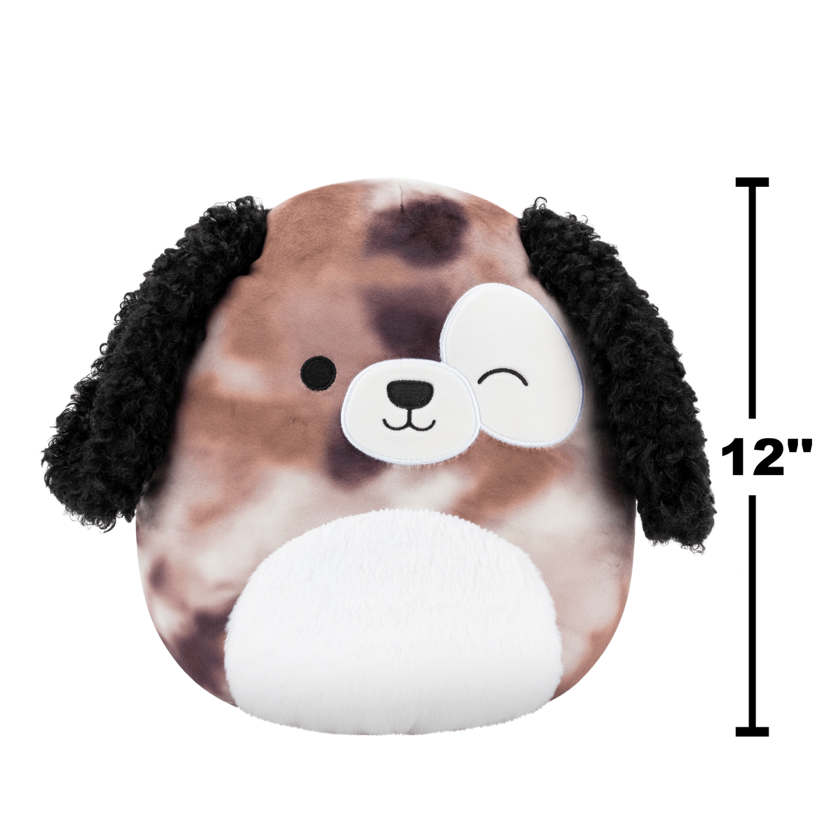 *Squishmallows - 12in Zerdan the Brown Marbled Dog