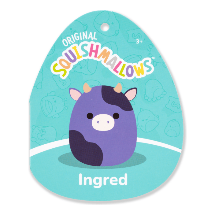 * Squishmallows - 16in Ingred the Dark Purple Cow