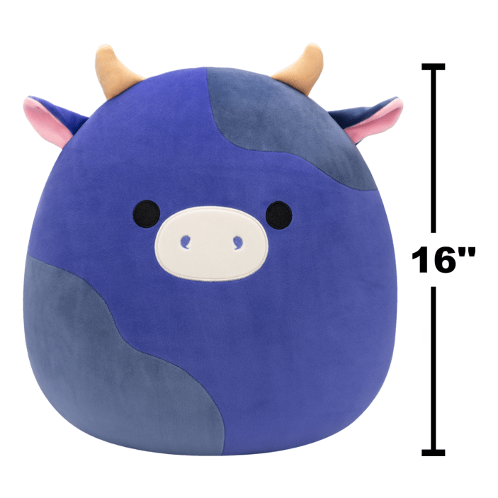 * Squishmallows - 16in Ingred the Dark Purple Cow